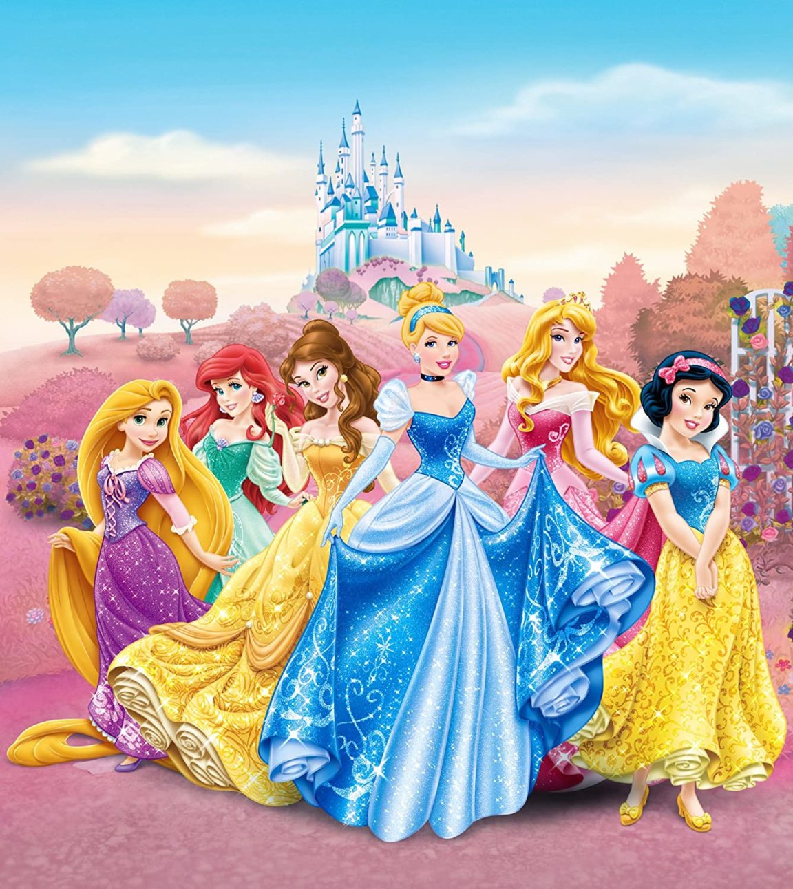 Principesse Disney castello, classici d'animazione, 1152x1292 Full HD Verticale, iPhone