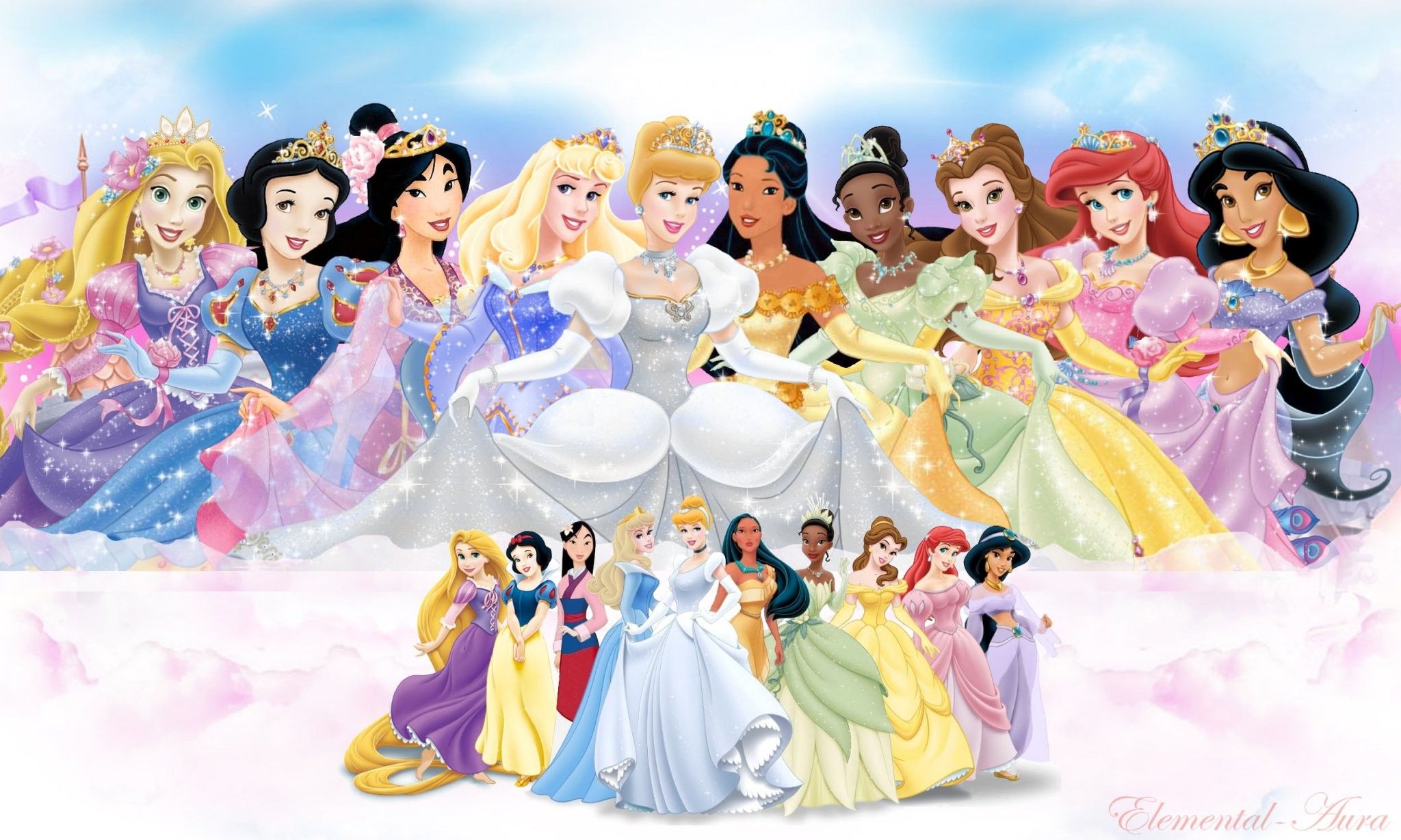 Principesse Disney gruppo, 2048x1228 alta risoluzione, Desktop