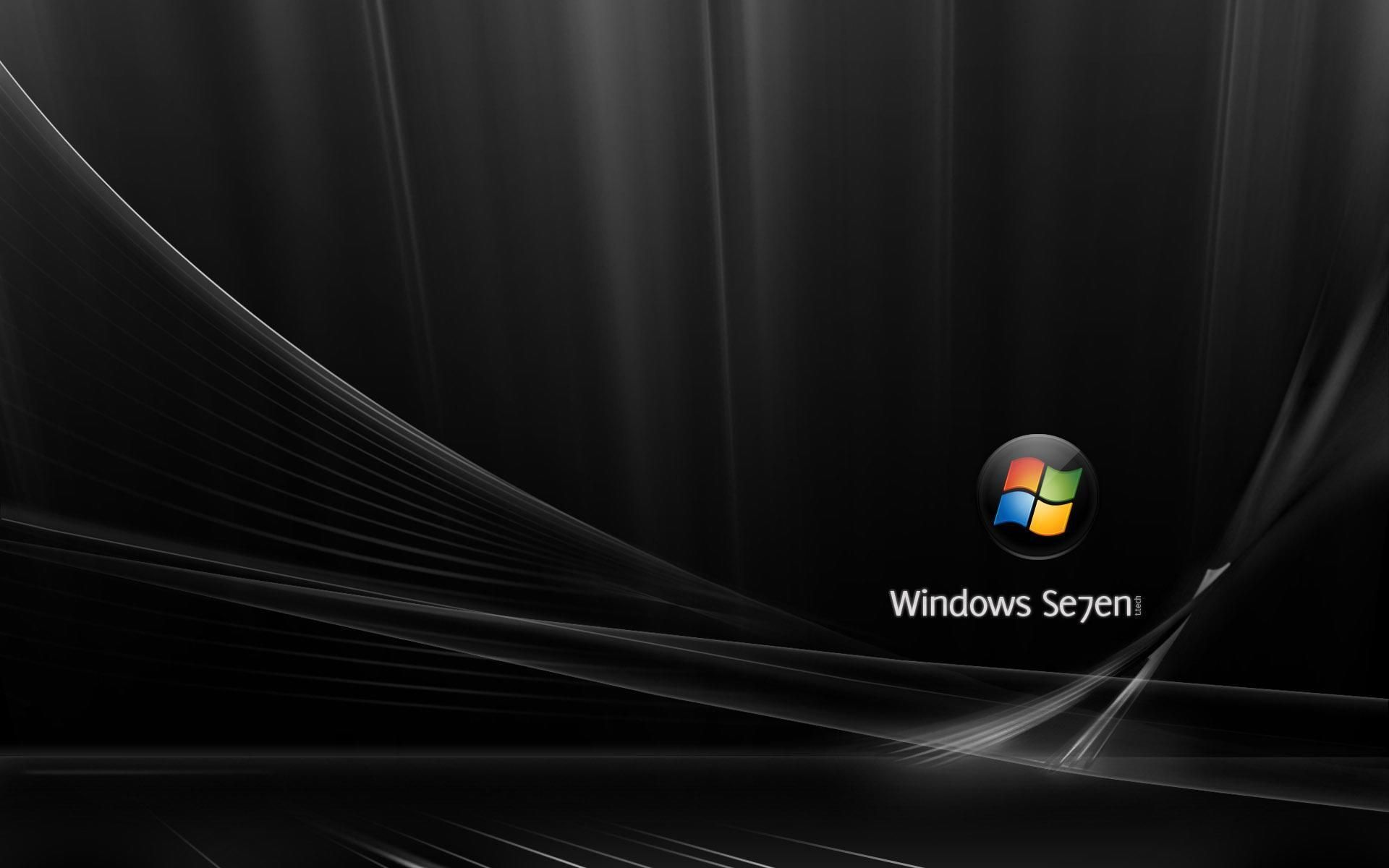 Logo Windows sfondo nero astratto, 1920x1200 Full HD+ WUXGA, PC