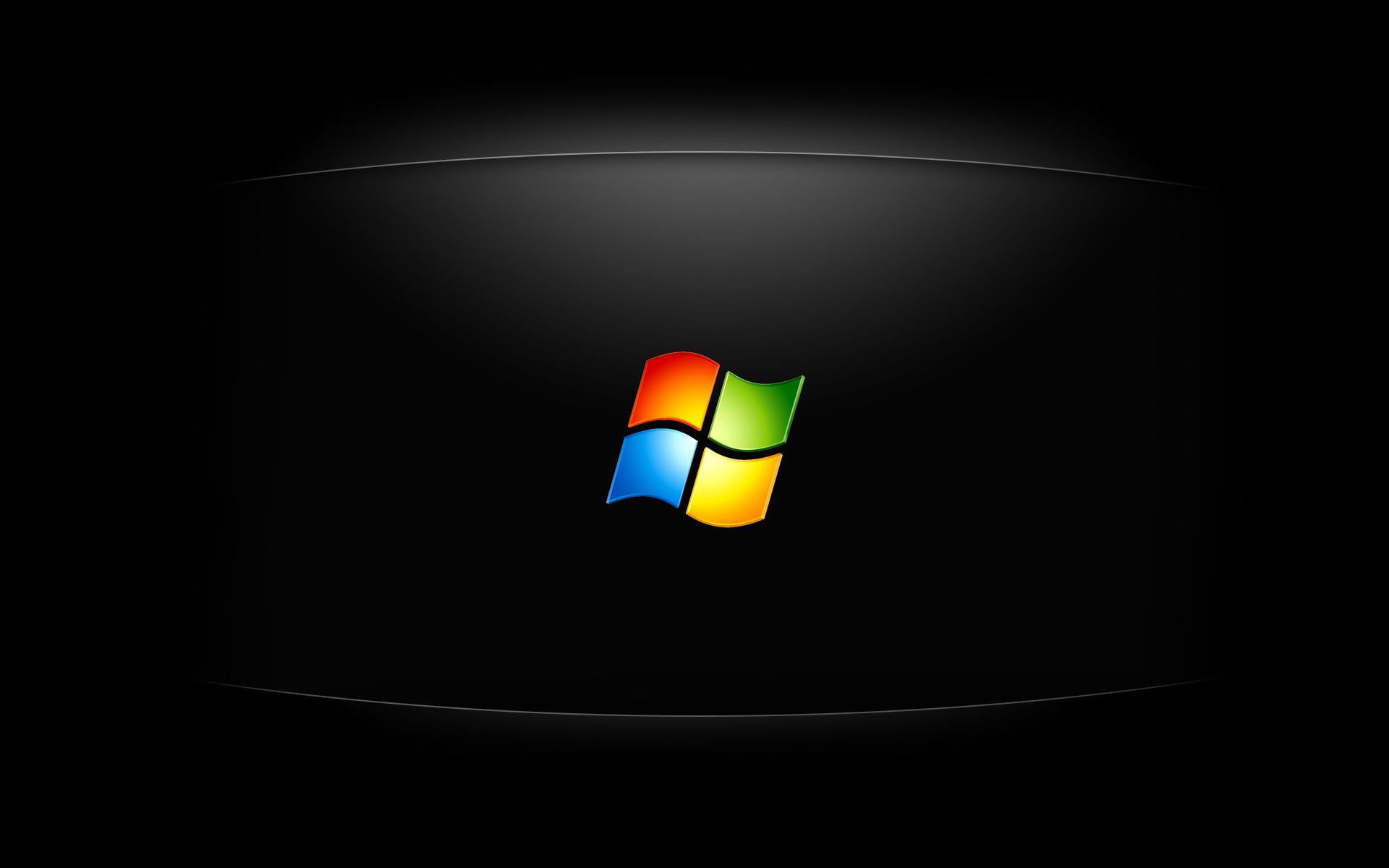 Logo Windows su nero, 1920x1200 Full HD+ WUXGA, Laptop
