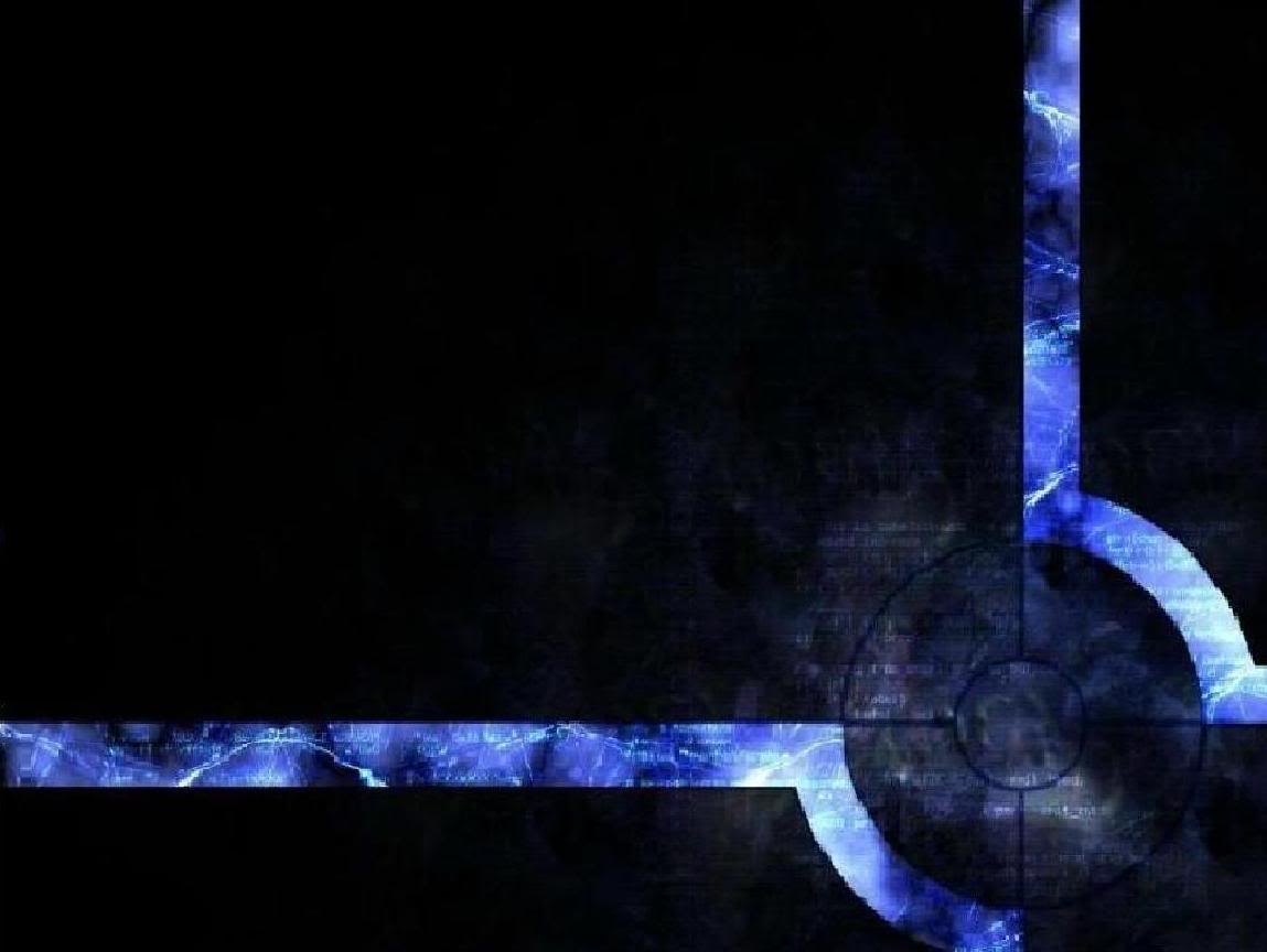 Sfondo astratto nero blu tech, 1149x864 HD, PC Desktop