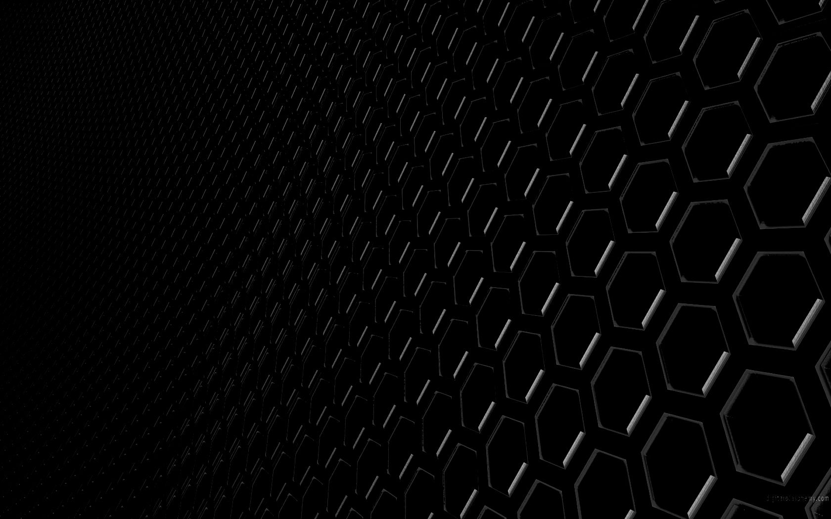 Texture esagonale nera 3D, 1680x1050 900p, MacBook Air