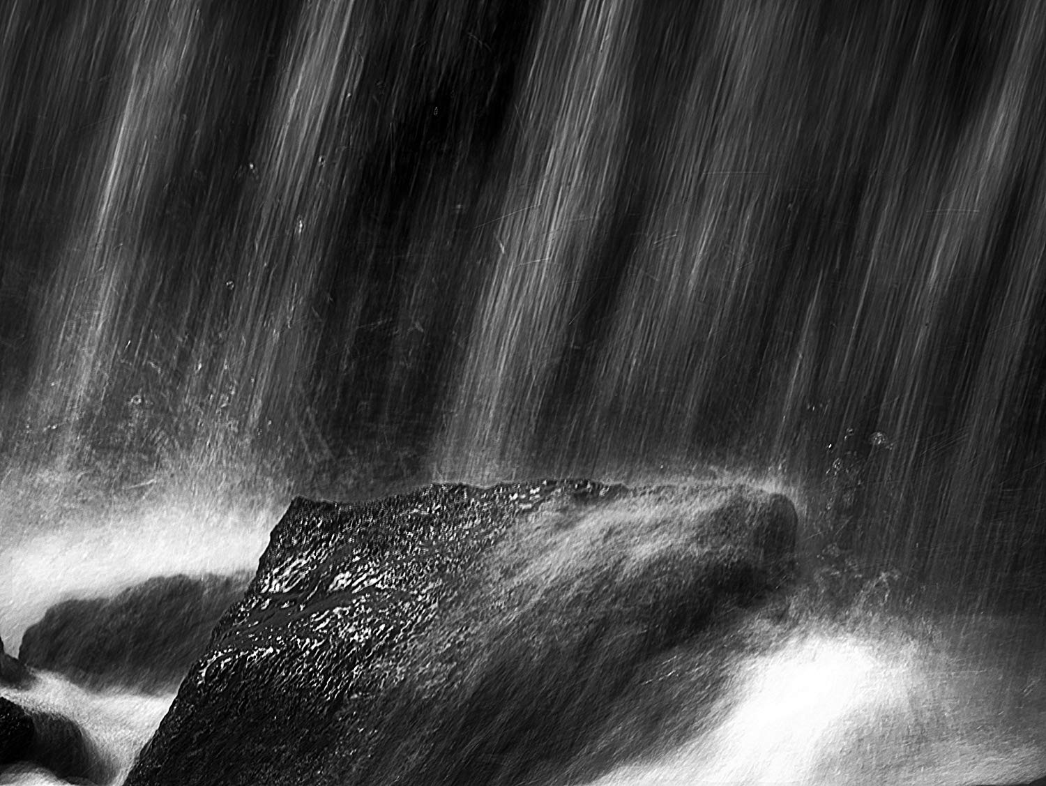 Cascata bianco e nero, 1500x1127 HD, Desktop