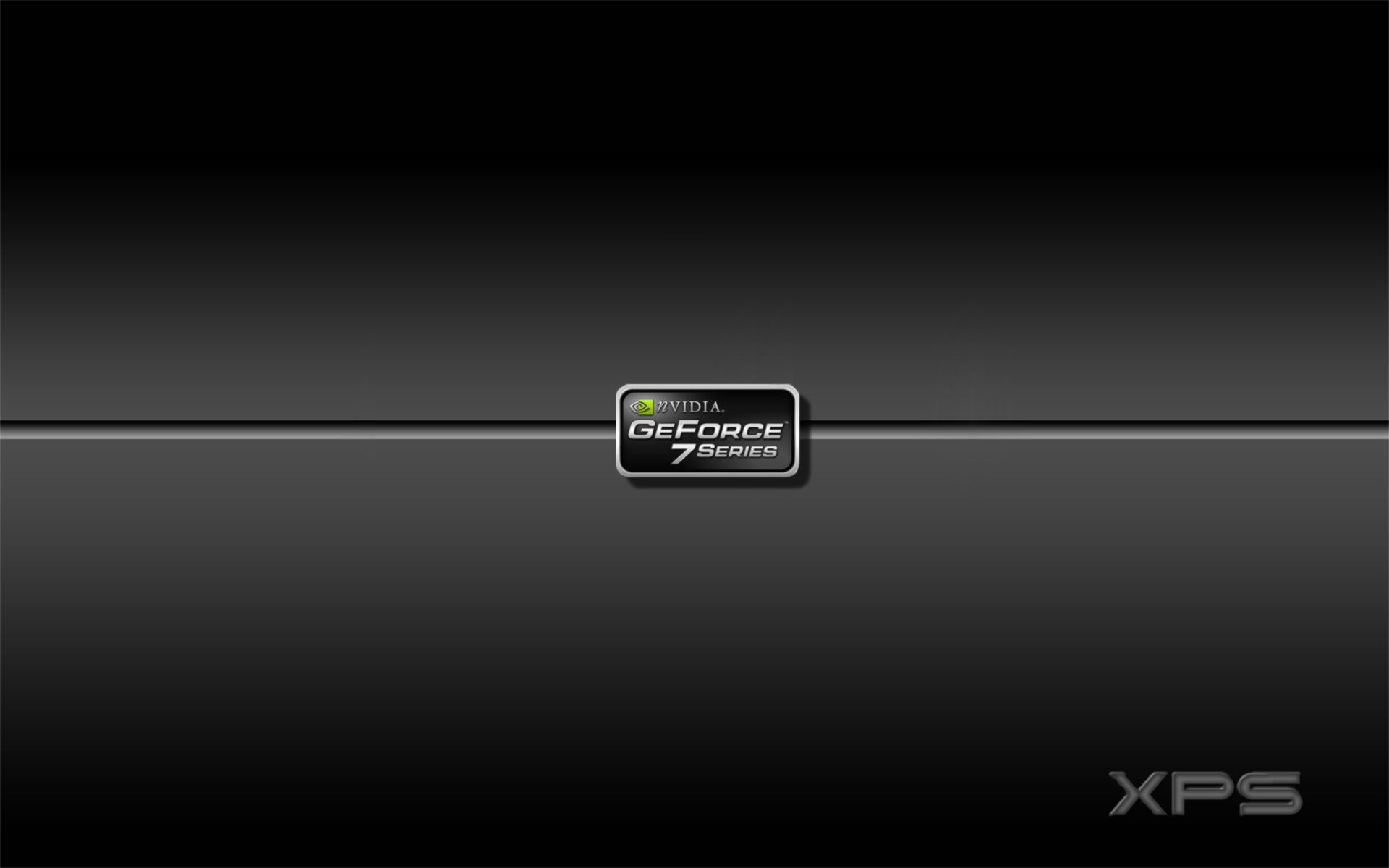 Logo NVIDIA GeForce 7 Series nero, 1920x1200 WUXGA, PC Desktop