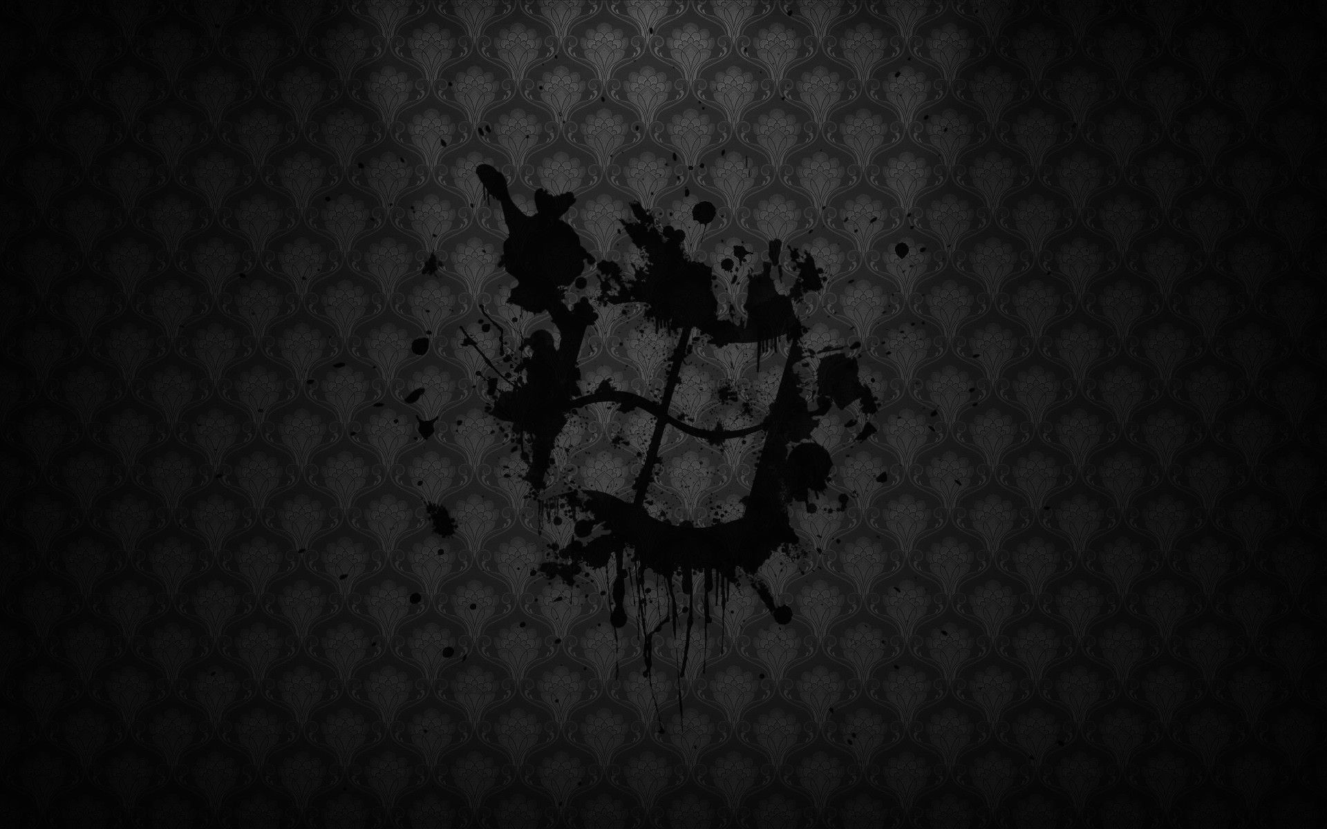 Logo Windows nero splatter, 1920x1200 WUXGA, PC