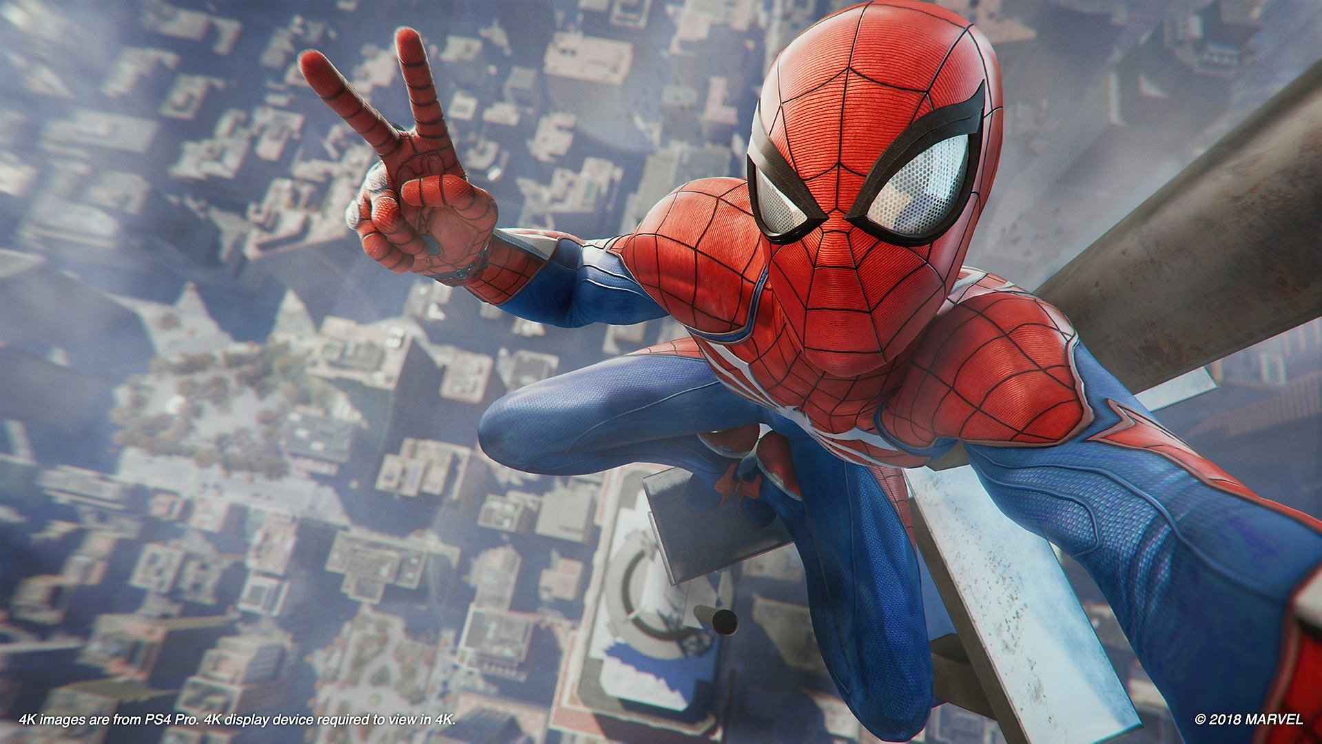 Spider-Man selfie città, Uomo Ragno, 1919x1080 HD Ready, Laptop