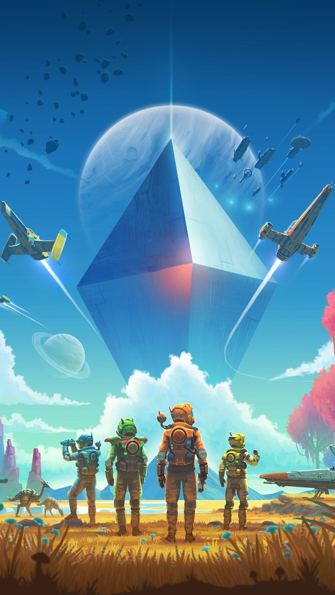 No Man's Sky esplorazione spaziale, 1080x1920 Full HD Verticale, iPhone