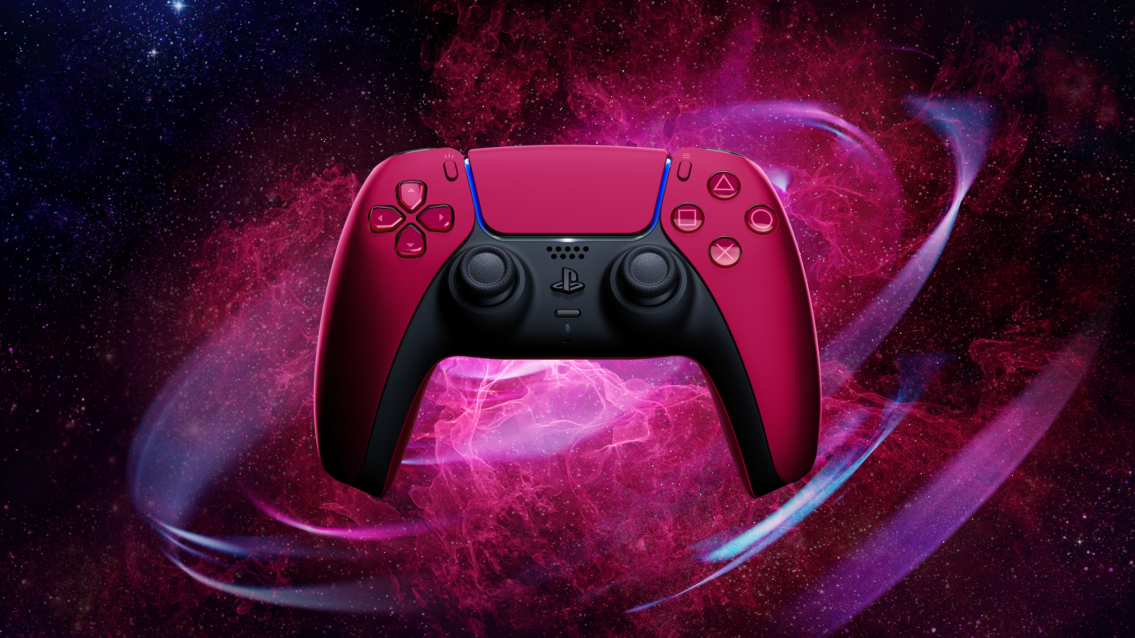 Controller PS5 DualSense rosso cosmico, 3840x2160 UHD, PC 4K