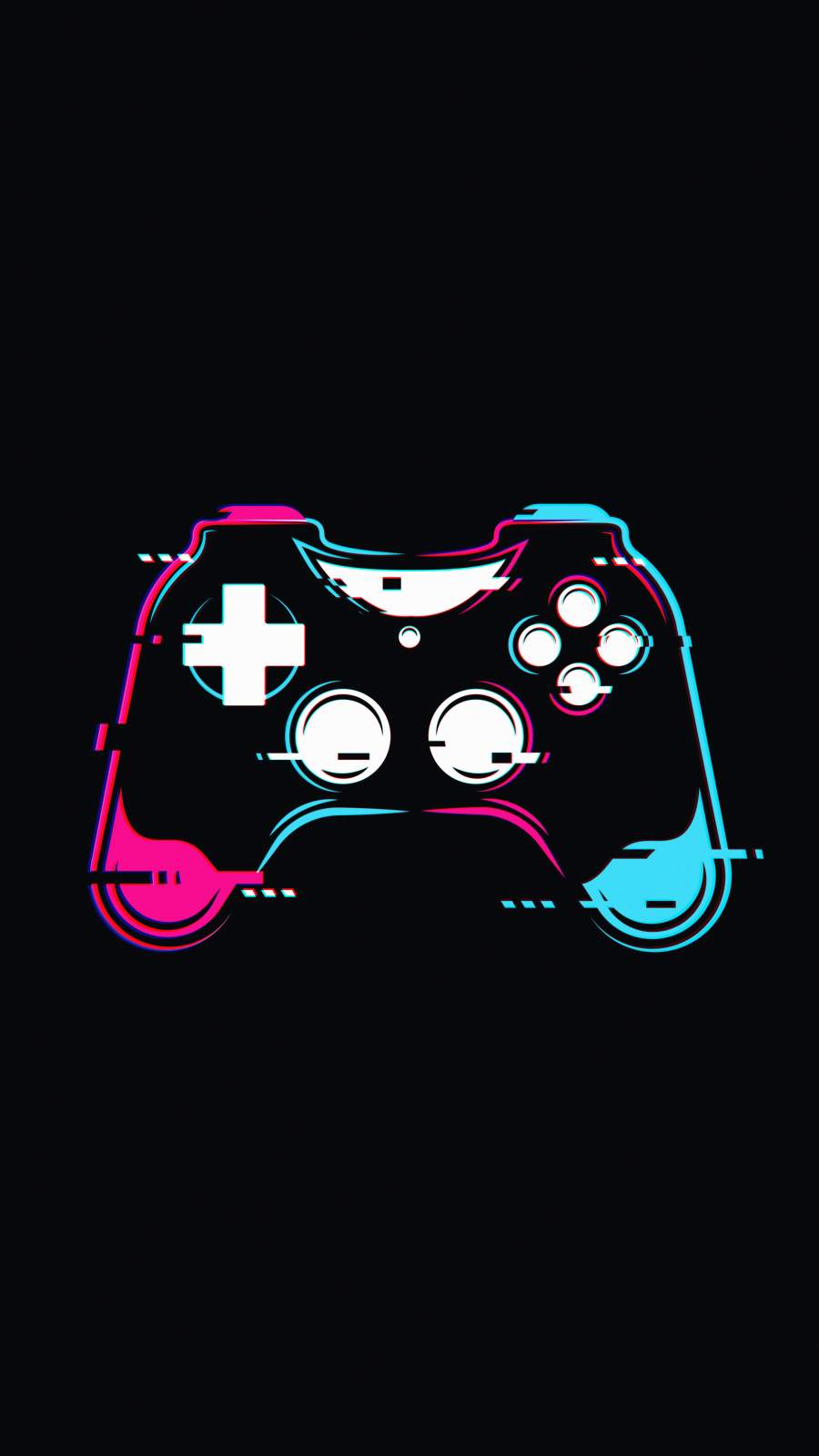 Controller gaming neon rosa blu, 900x1600 Full HD Verticale, iPhone