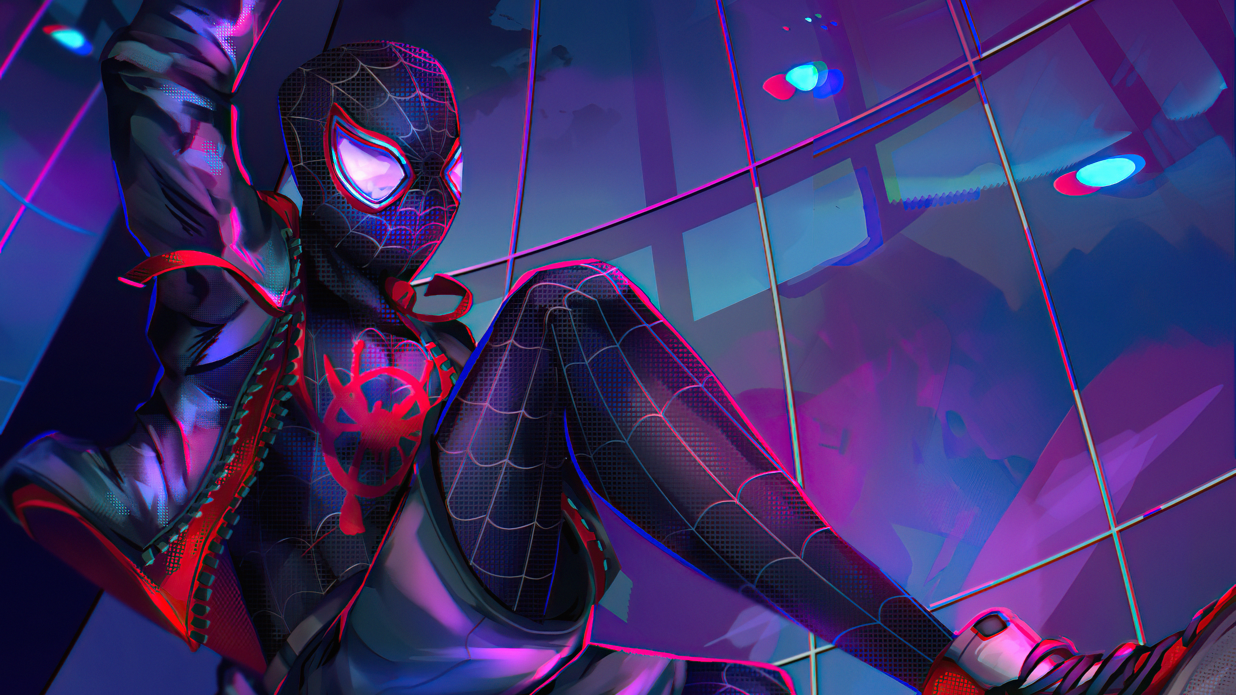 Miles Morales Spider-Man PS5, Marvel, 5120x2880 4K Ultra HD, Monitor 4K