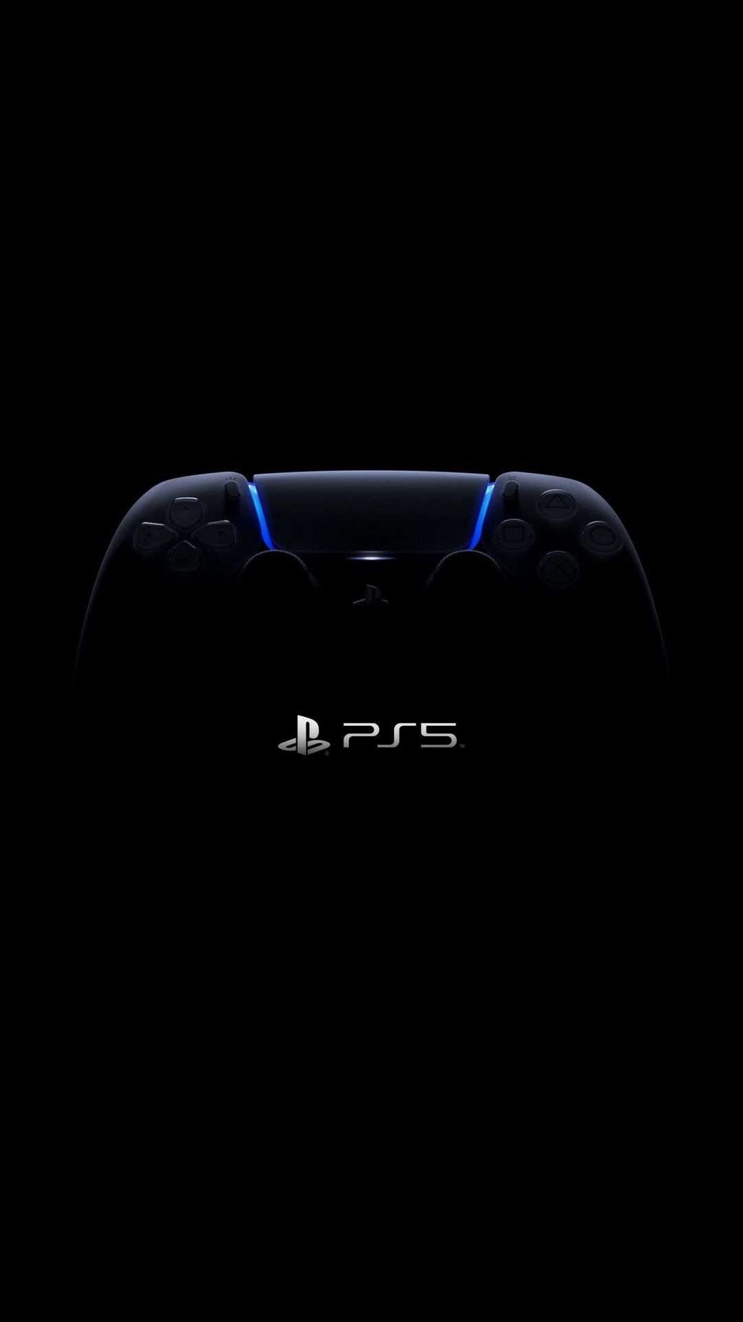 Controller PS5 sfondo nero, 1080x1920 Full HD Verticale, Samsung Galaxy