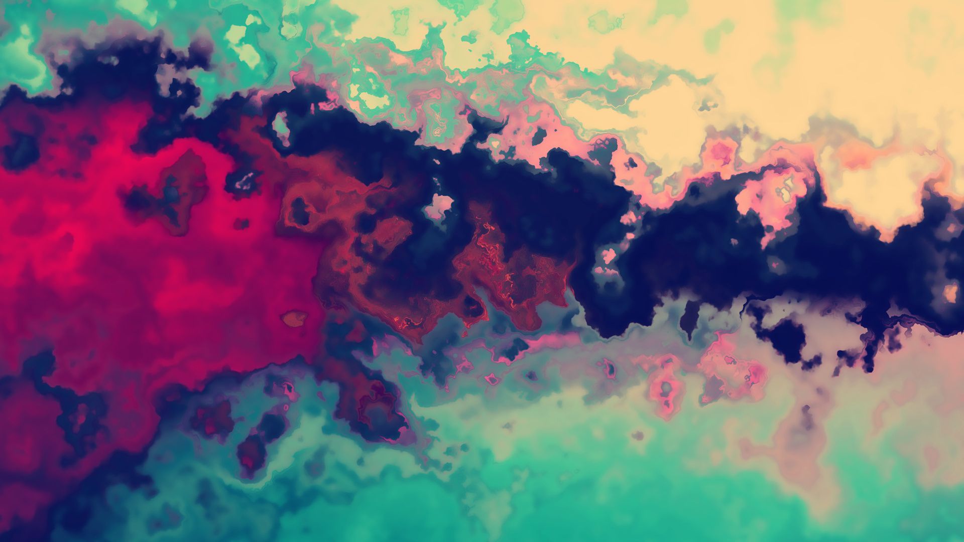 Nuvole astratte psichedeliche colorate, 1920x1080 1080p, ROG Asus Laptop