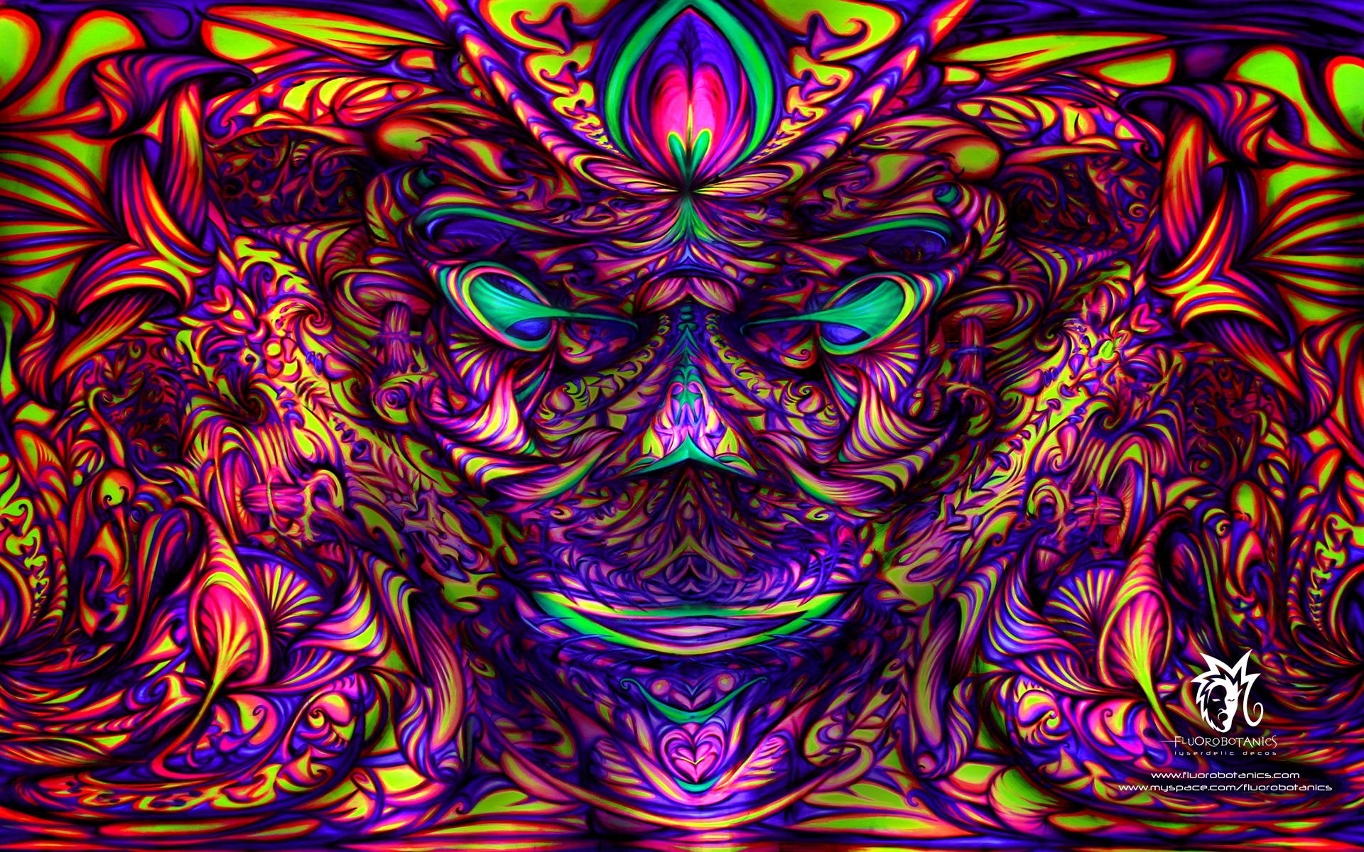 Volto psichedelico astratto colorato, 1920x1200 Full HD+ WUXGA, ROG Asus Laptop