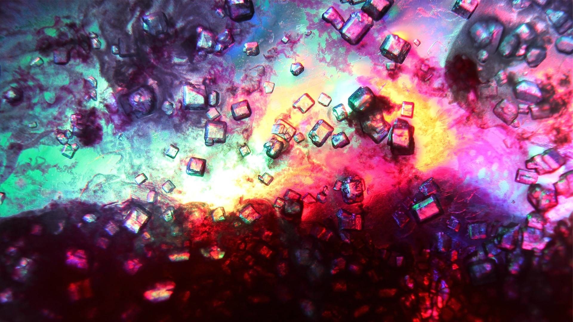 Cubi psichedelici colorati astratti, 1920x1080 Full HD 1080p, Notebook Gaming