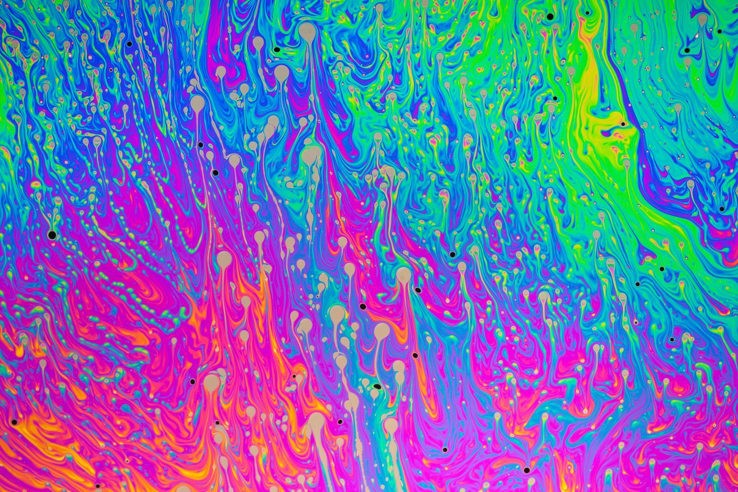 Bolla di sapone macro psichedelica, 1500x1000 720p, ROG Asus Laptop