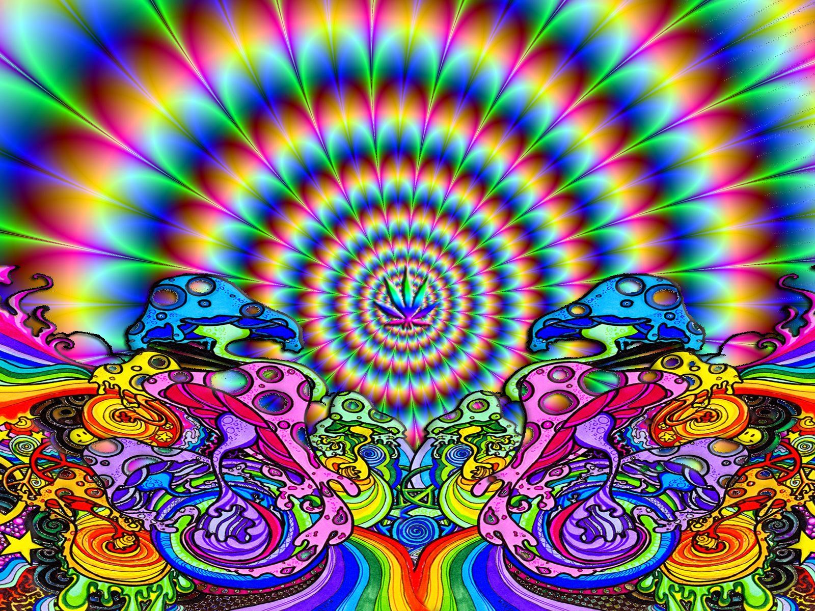 Funghi psichedelici arcobaleno vortice, 1600x1200 HD Ready, Desktop
