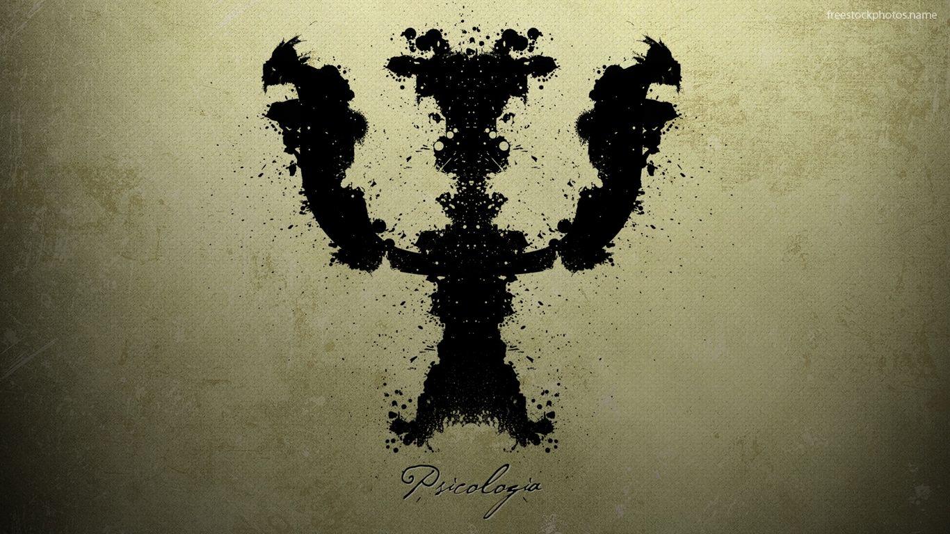 Simbolo psicologia macchia inchiostro, 1366x768 HD, Desktop