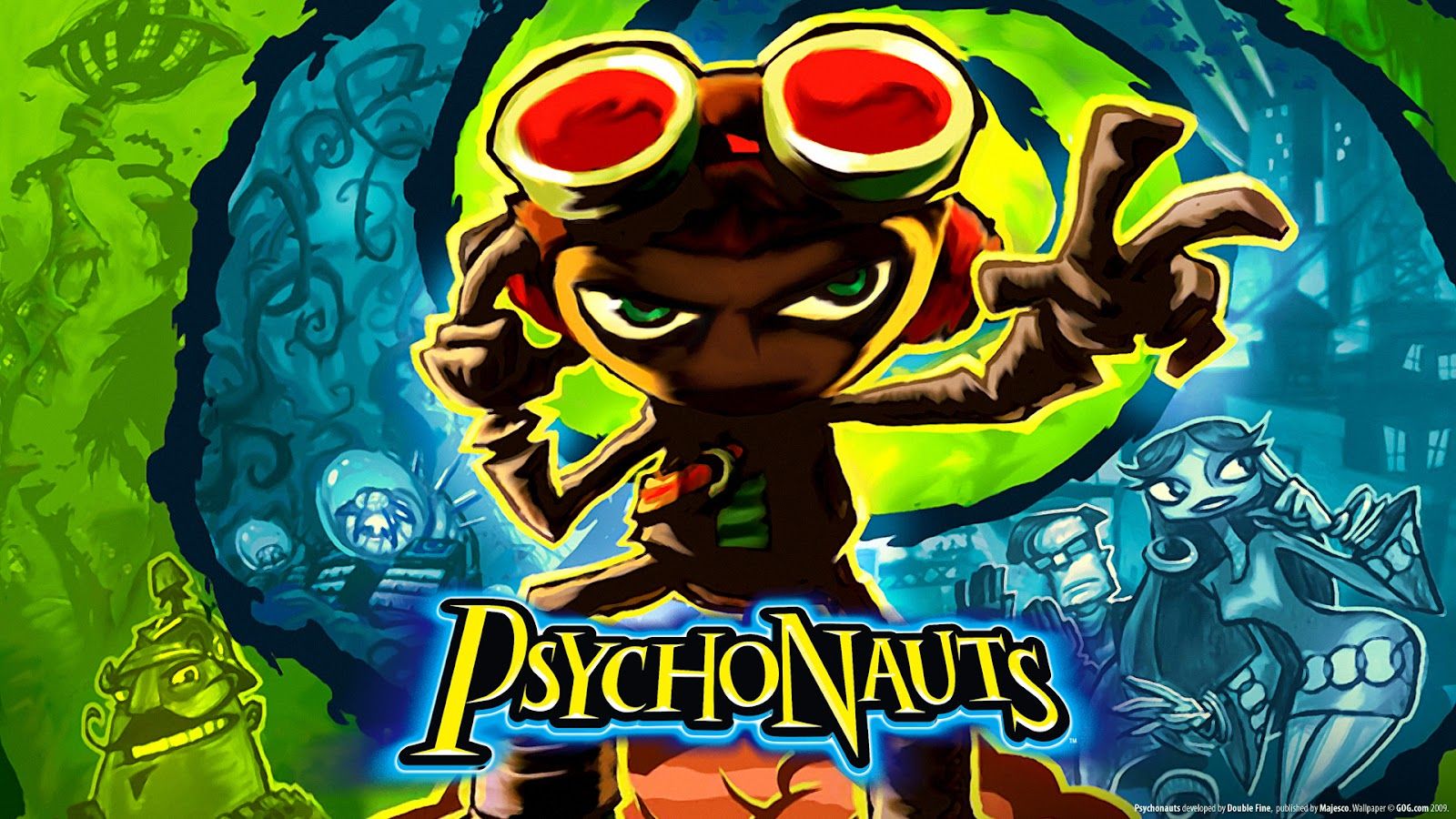 Psychonauts Razputin videogioco, 1600x900 HD, PC Desktop