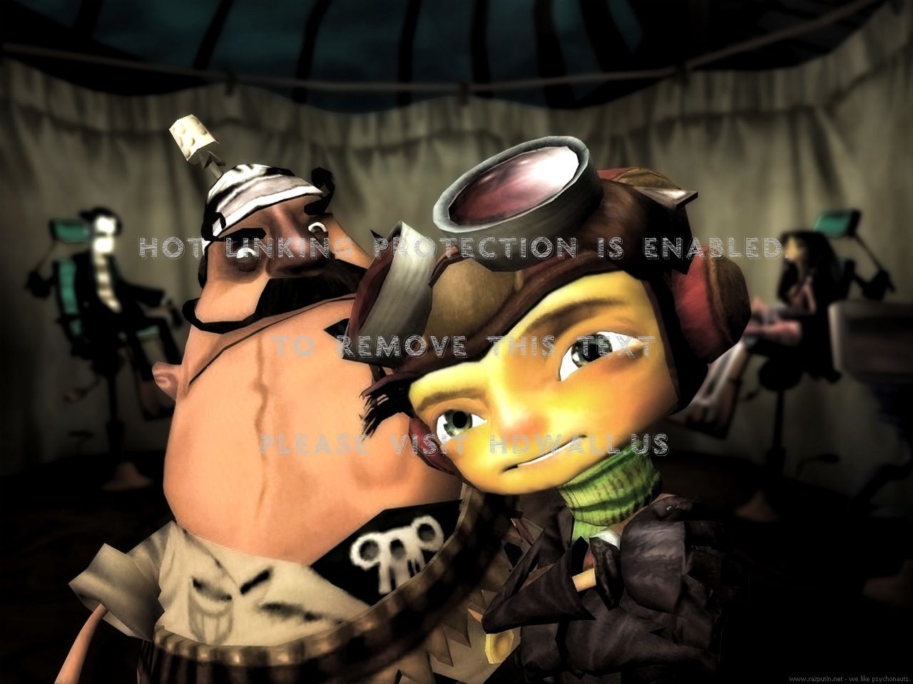 Psychonauts Raz e Coach Oleander, 1280x960 HD, PC Desktop