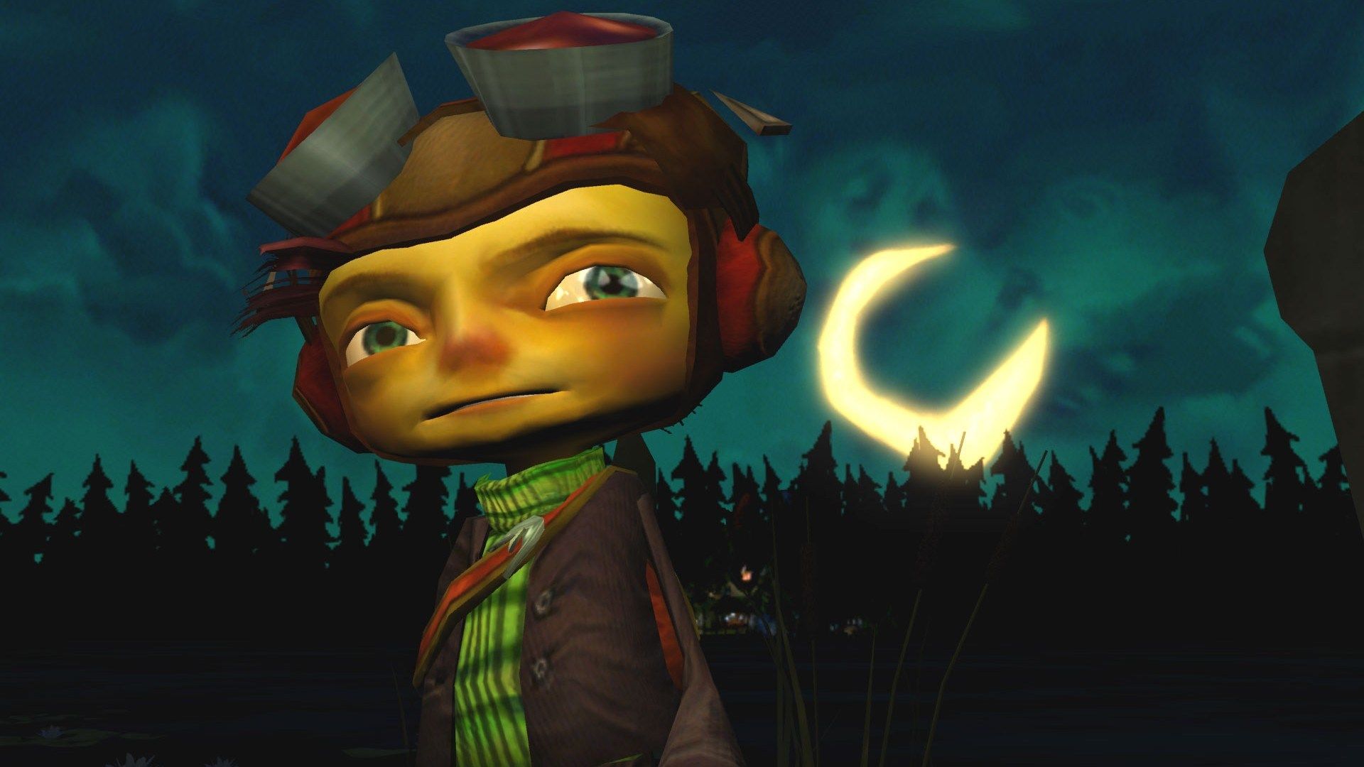 Raz personaggio Psychonauts notturno, 1920x1080 Full HD, PC