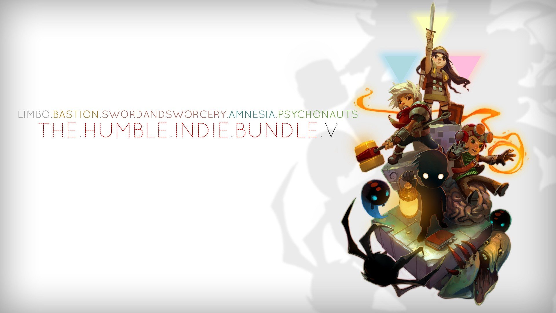 Humble Indie Bundle Psychonauts collage, 1920x1080 Full HD 1080p, Monitor Gaming