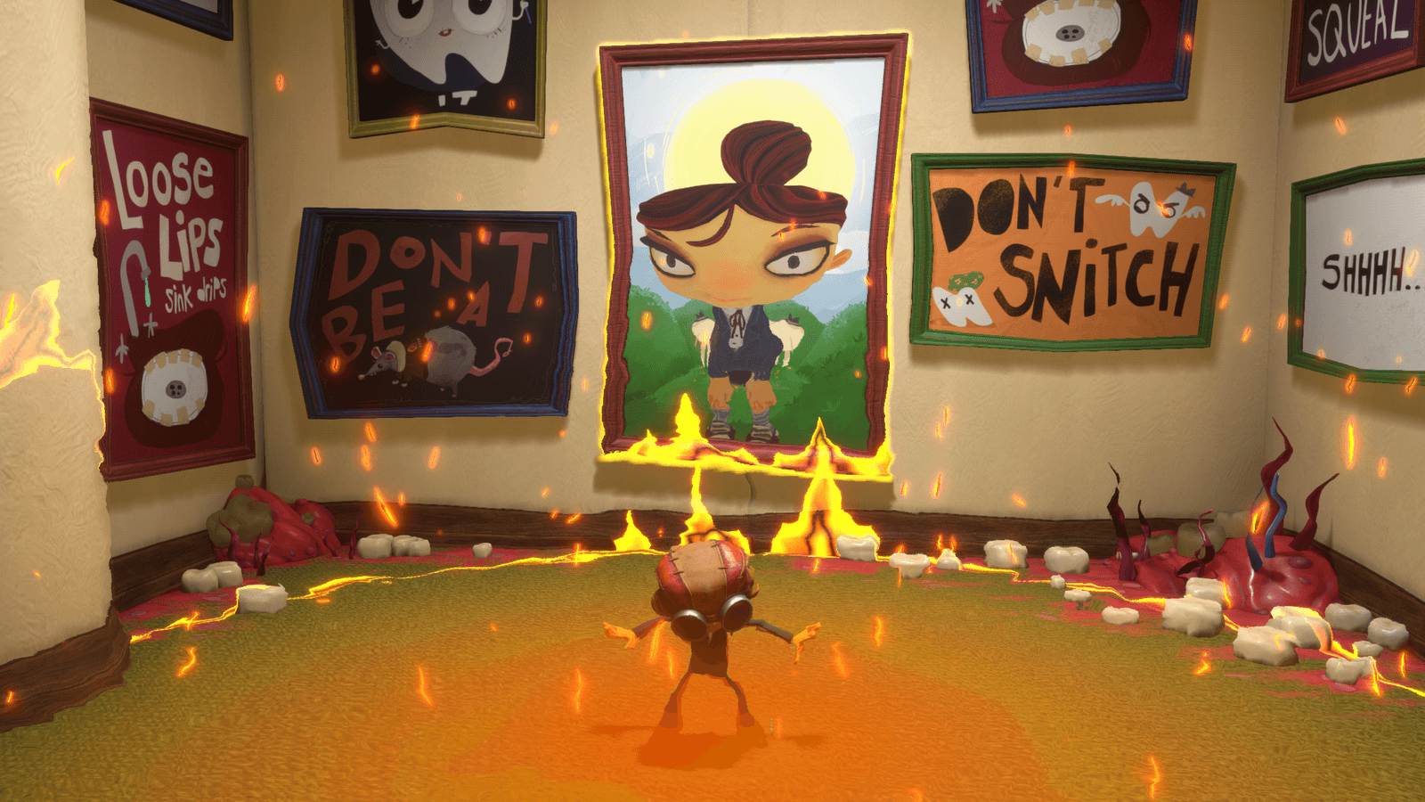 Psychonauts 2 stanza infuocata, 1600x900 900p, PC