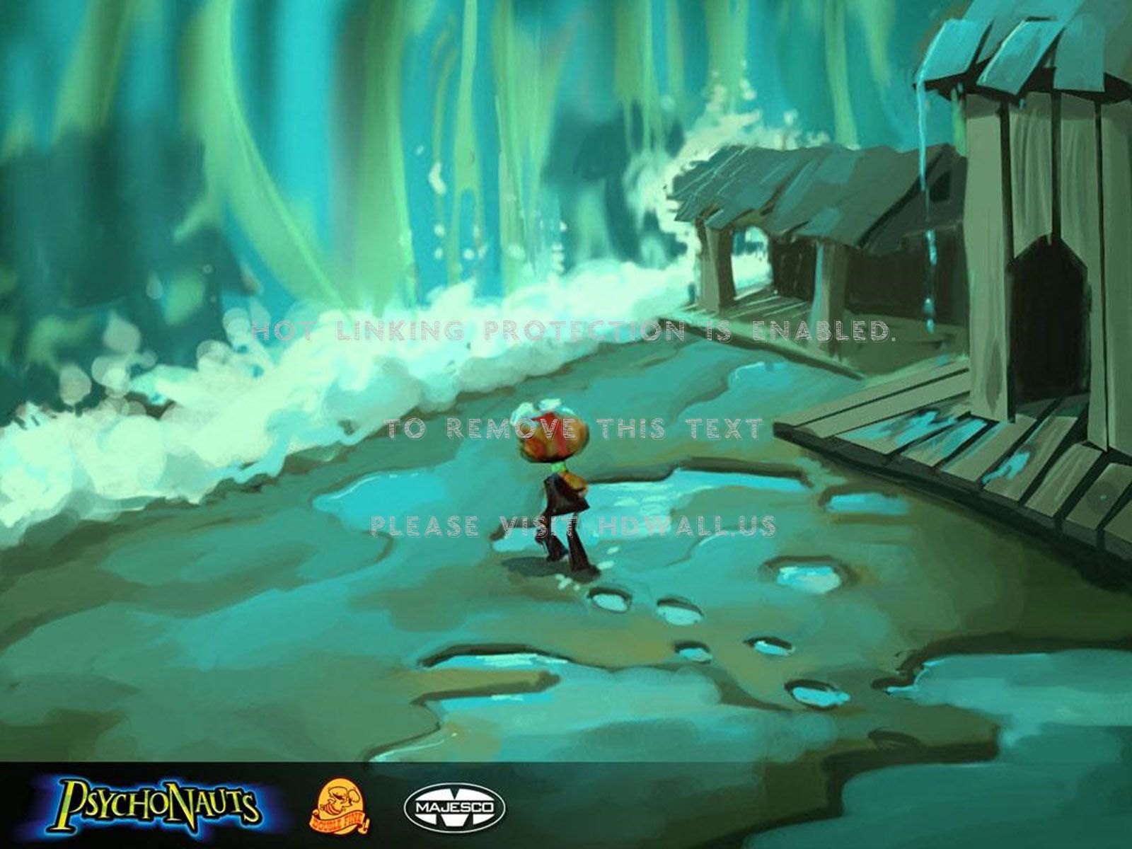 Psychonauts personaggio bosco verde, 3840x2160 4K Ultra HD, Desktop