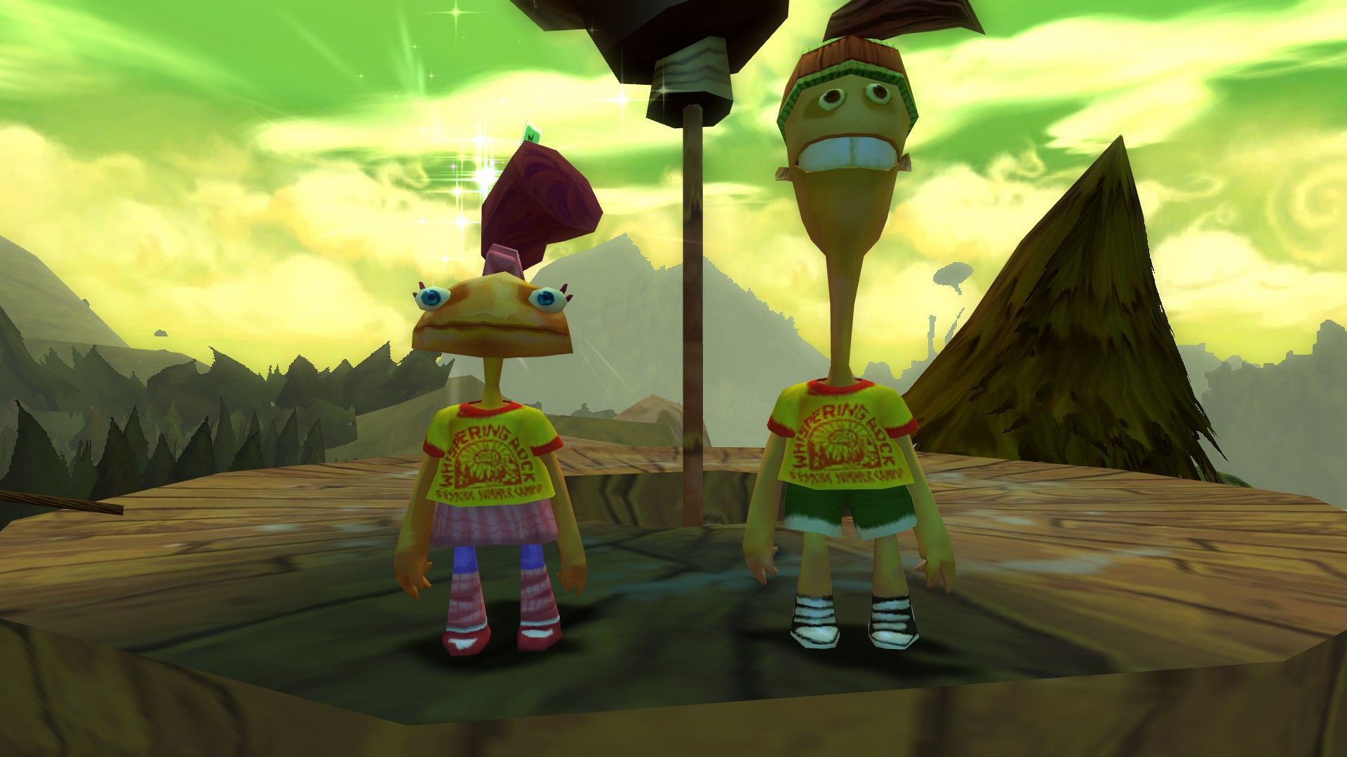 Psychonauts personaggi campo estivo, 1920x1080 1080p, Monitor Gaming