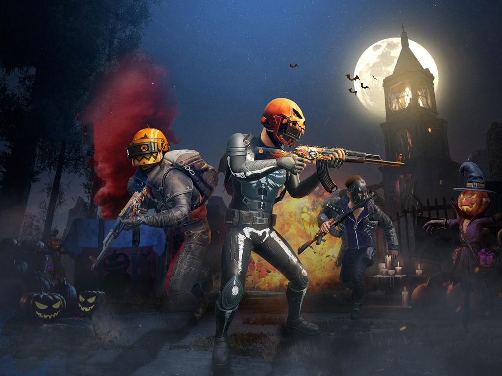 PUBG Halloween personaggi zucca, 1024x768 HD, Desktop