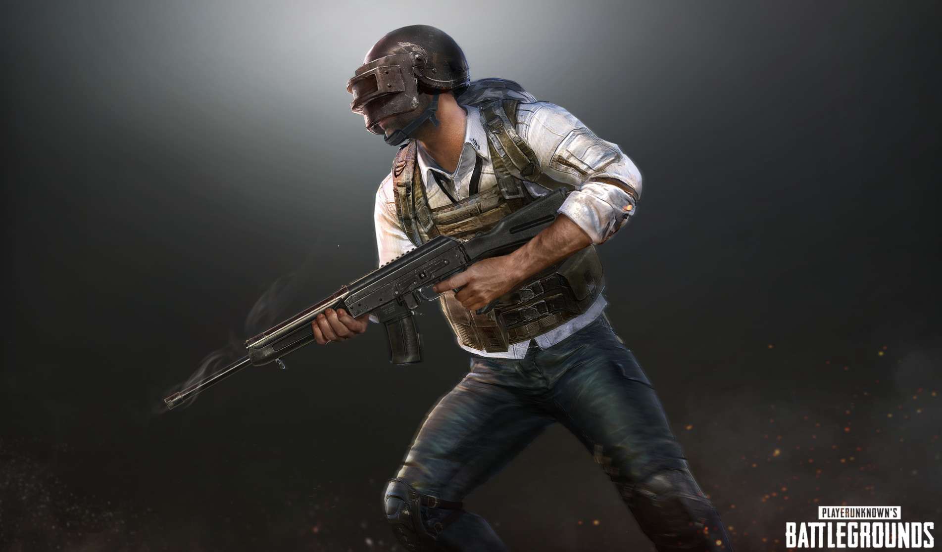 Personaggio PUBG con fucile, 1903x1116 900p, Laptop
