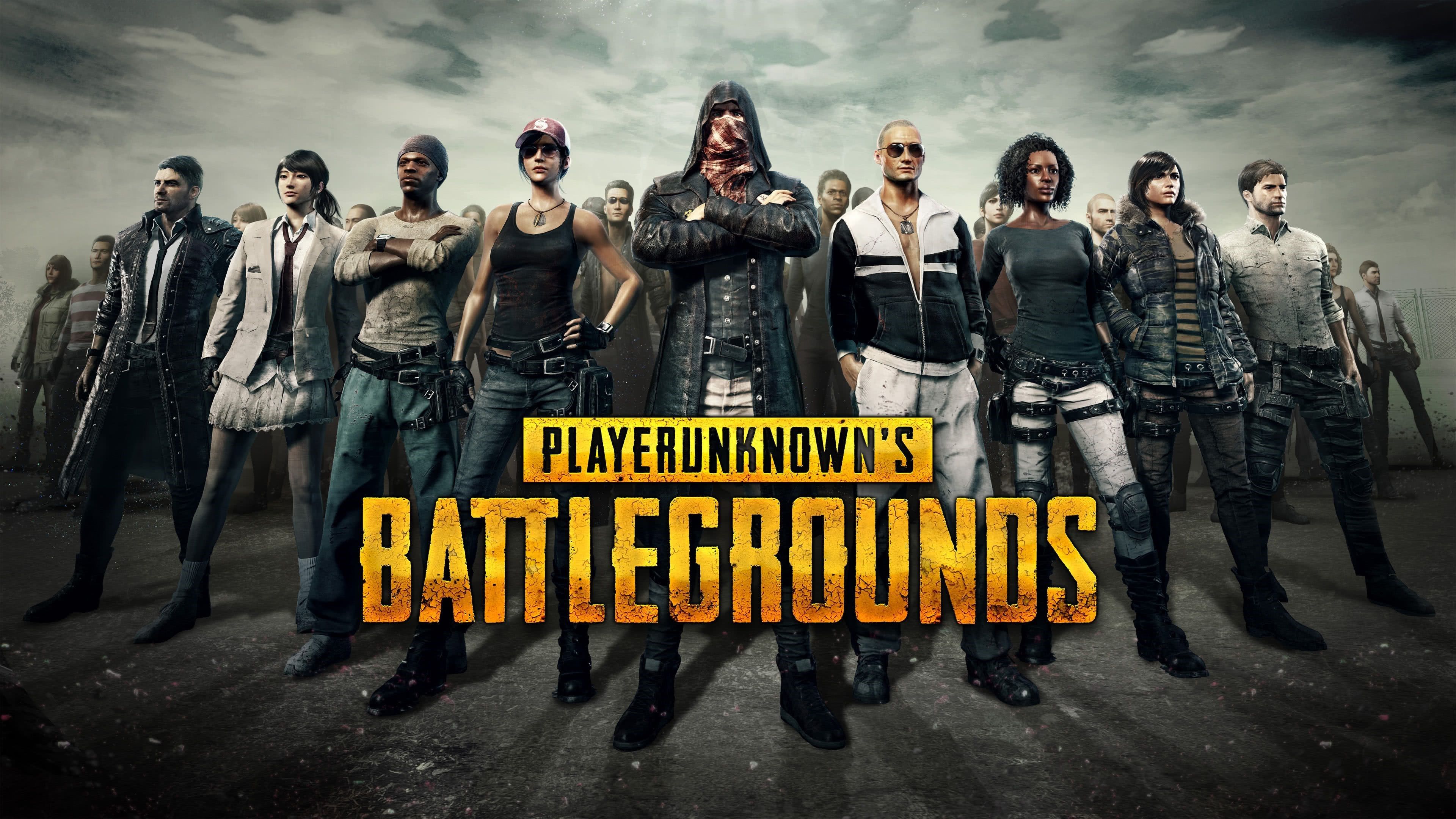Personaggi PUBG in fila, 3840x2160 4K, Desktop 4K