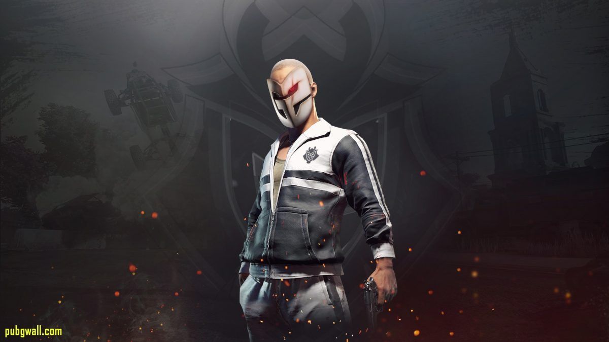 Personaggio PUBG con maschera, 1200x675 HD, Laptop