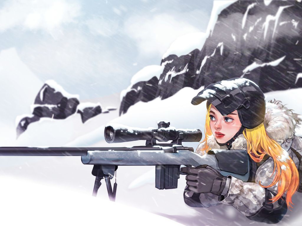 Soldato con pistola su montagne, 3840x2160 4K Ultra HD, Monitor 4K