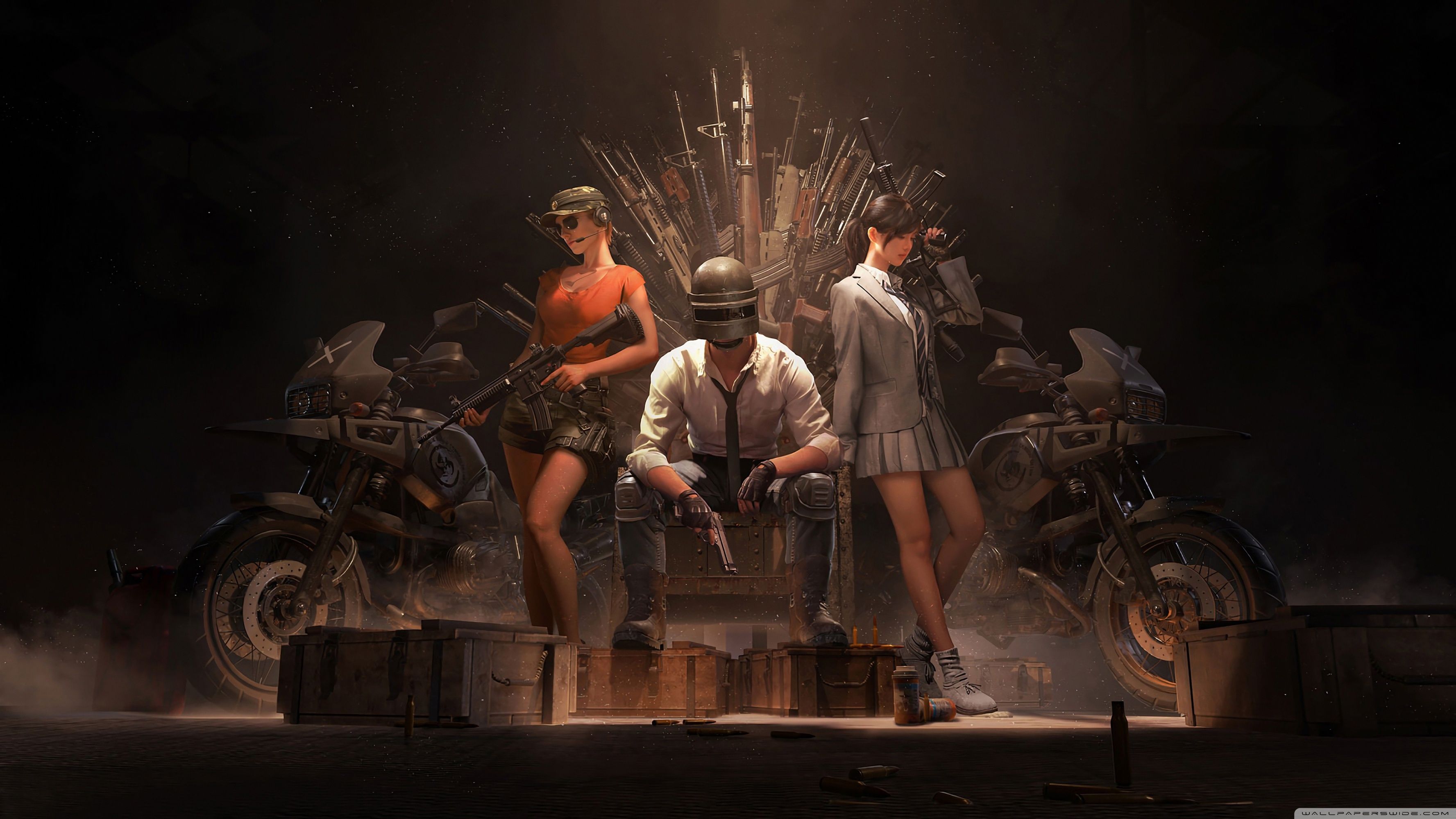 Personaggio PUBG con equipaggiamento militare, 1024x768 HD, iMac