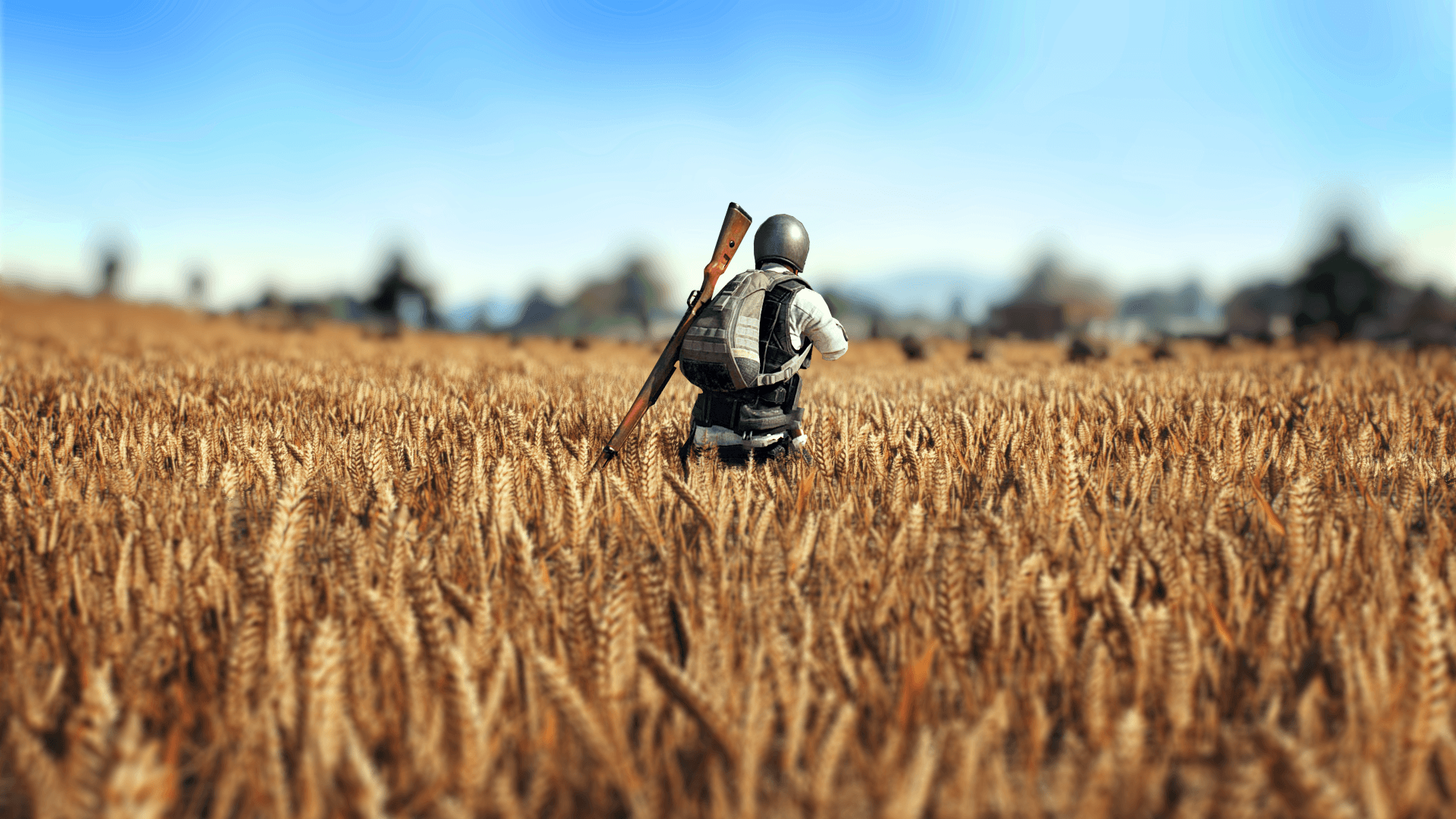 Personaggio PUBG campo di grano, 1920x1080 Full HD, Desktop