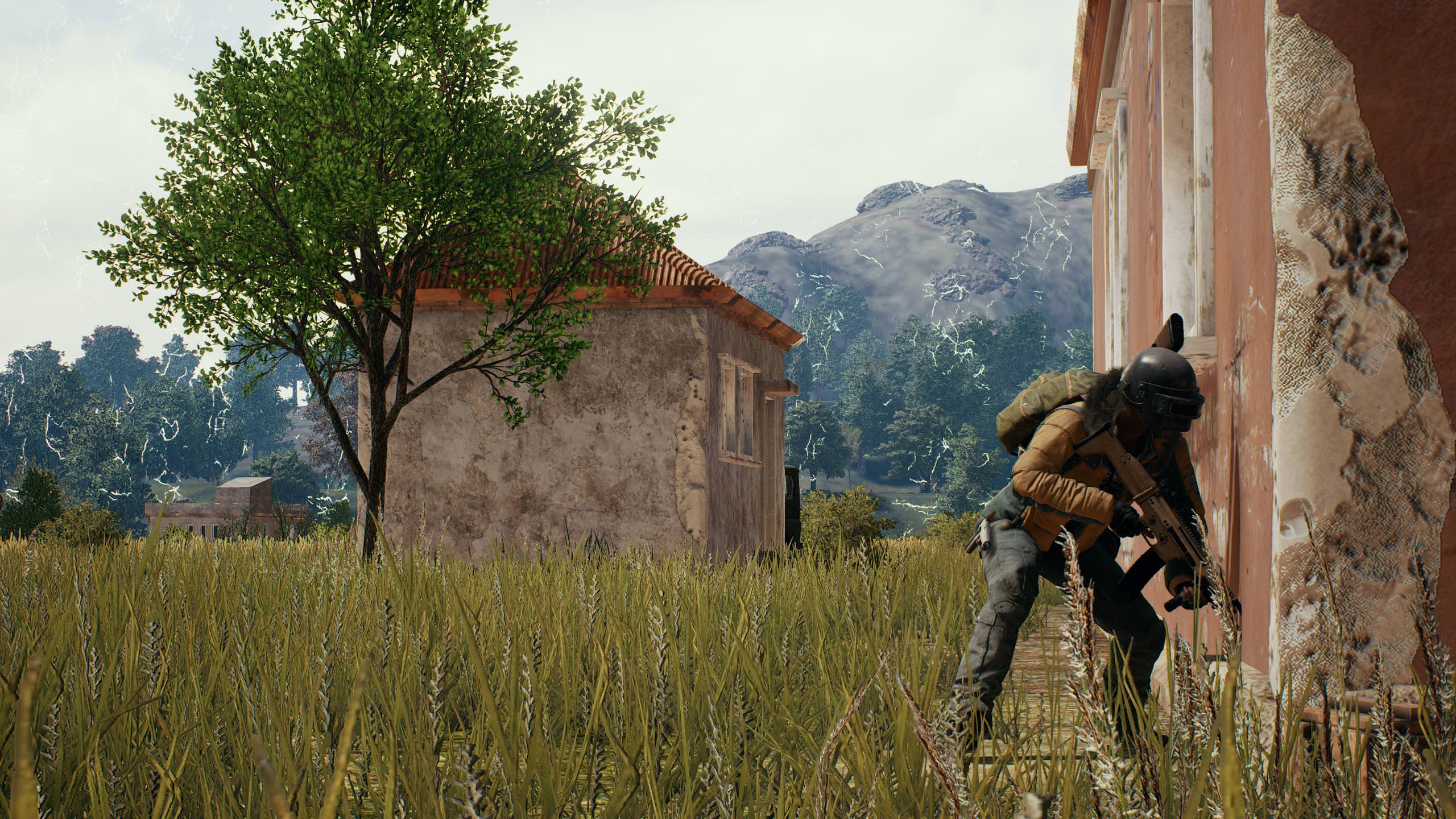 Fumogeno rosso PUBG campo grano, 1920x1080 1080p, PC