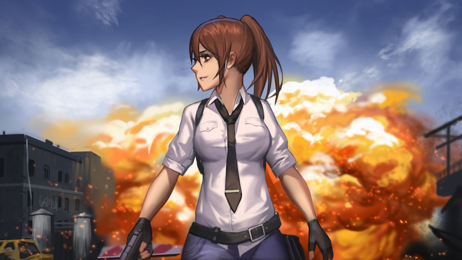 Personaggi PUBG in campo, 1920x1080 Full HD 1080p, Desktop