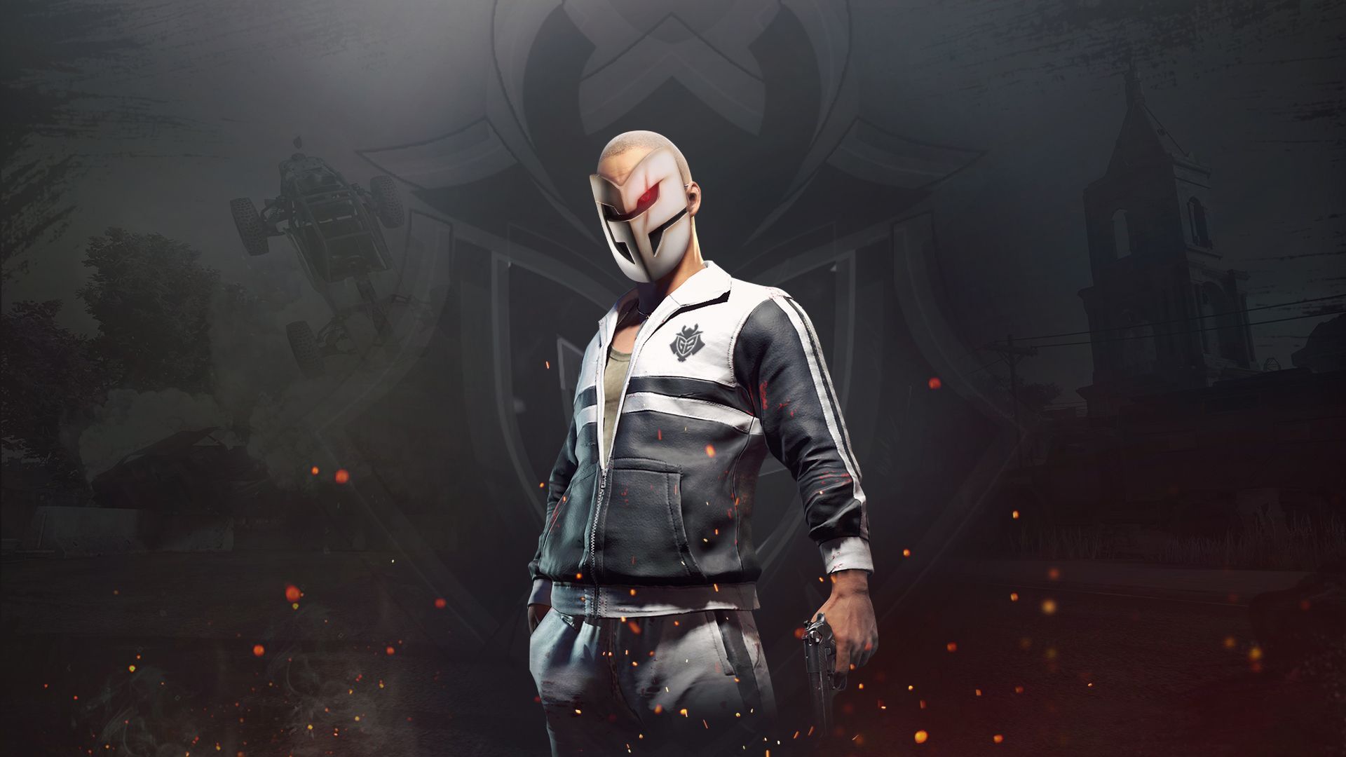 Personaggio PUBG con casco e fucile, 1920x1080 Full HD 1080p, Laptop