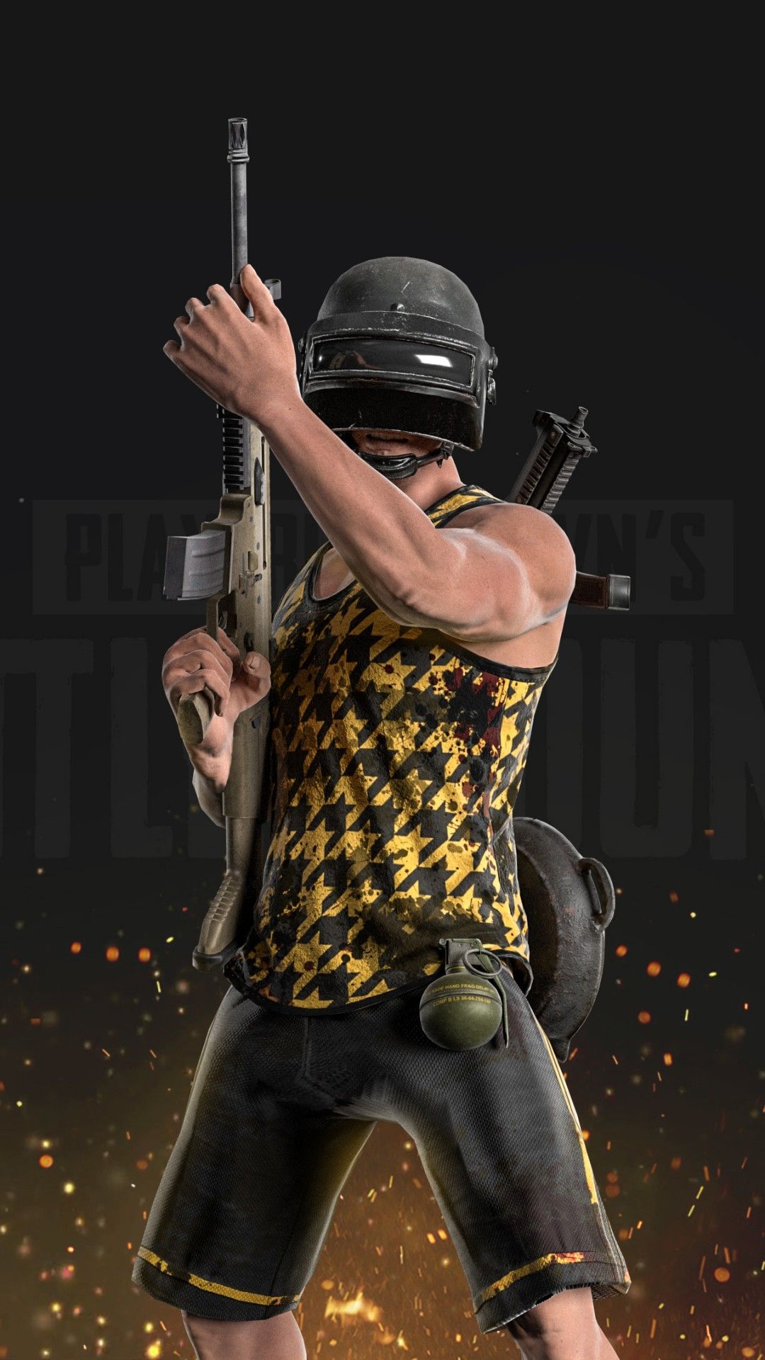 Personaggio PUBG con casco, 3840x2160 4K Ultra HD, Monitor 4K