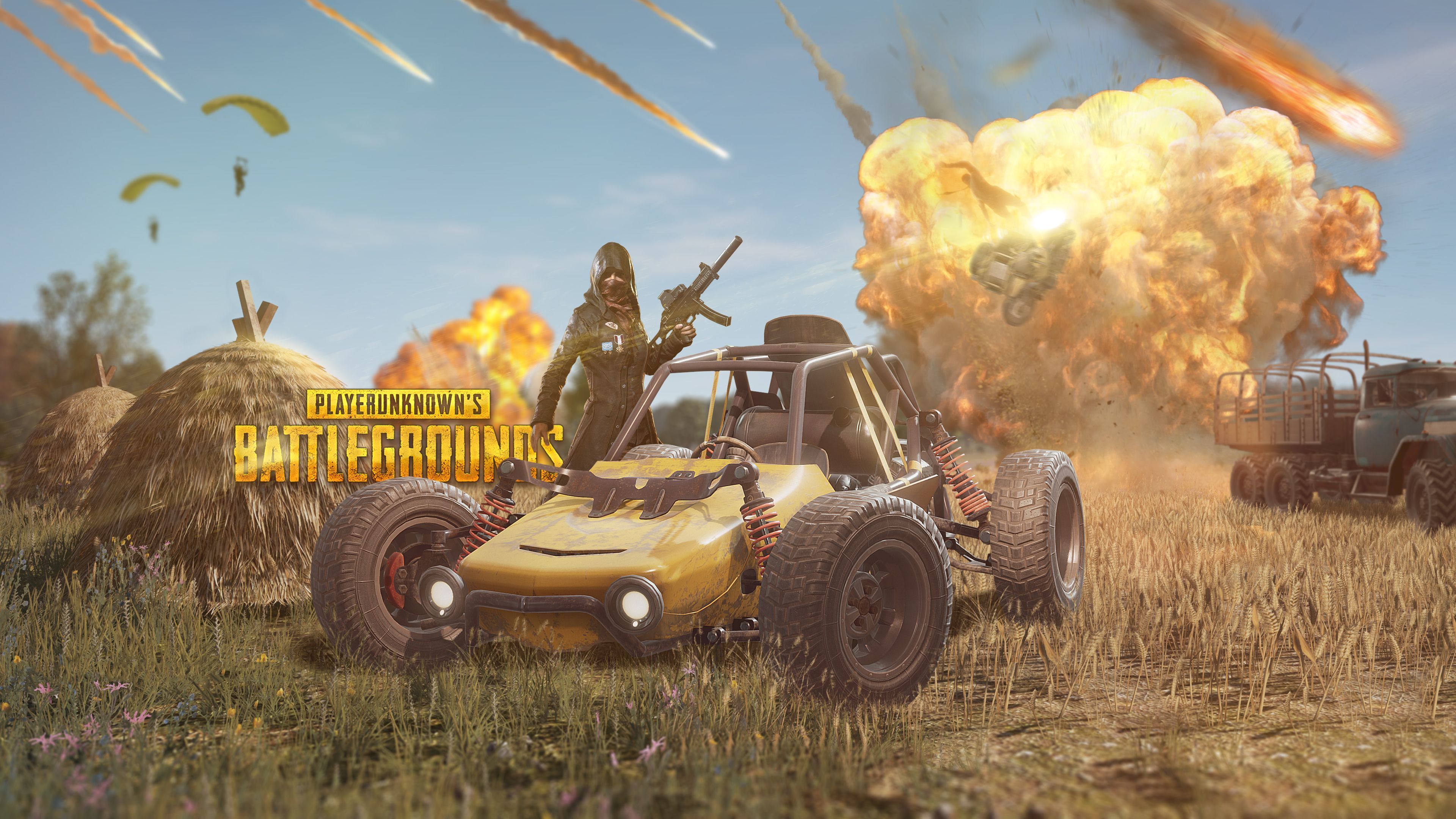 PUBG buggy campo battaglia, 3840x2160 4K, Desktop 4K