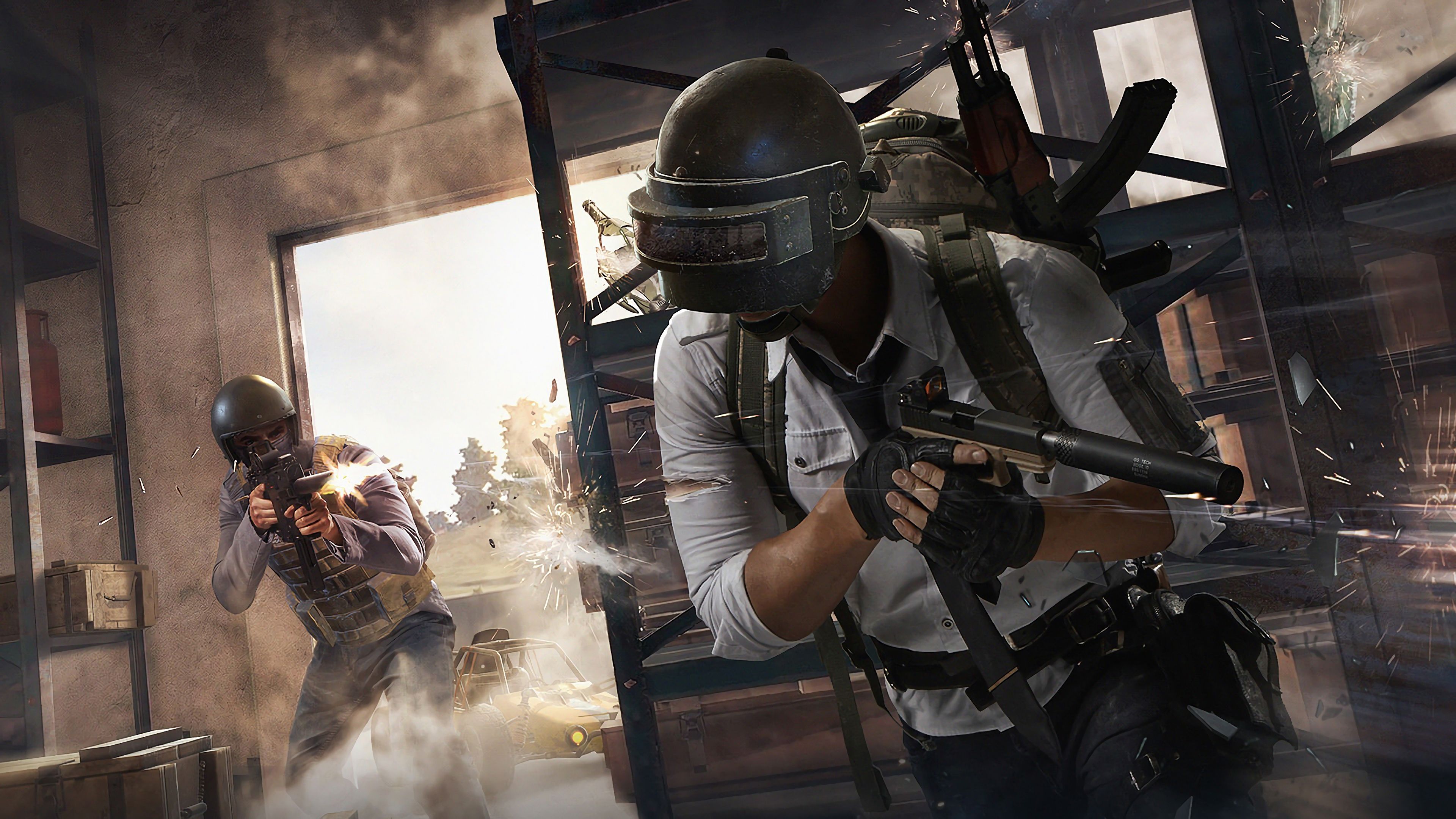 Soldato PUBG con fucile, 3840x2160 Ultra HD, 4K TV