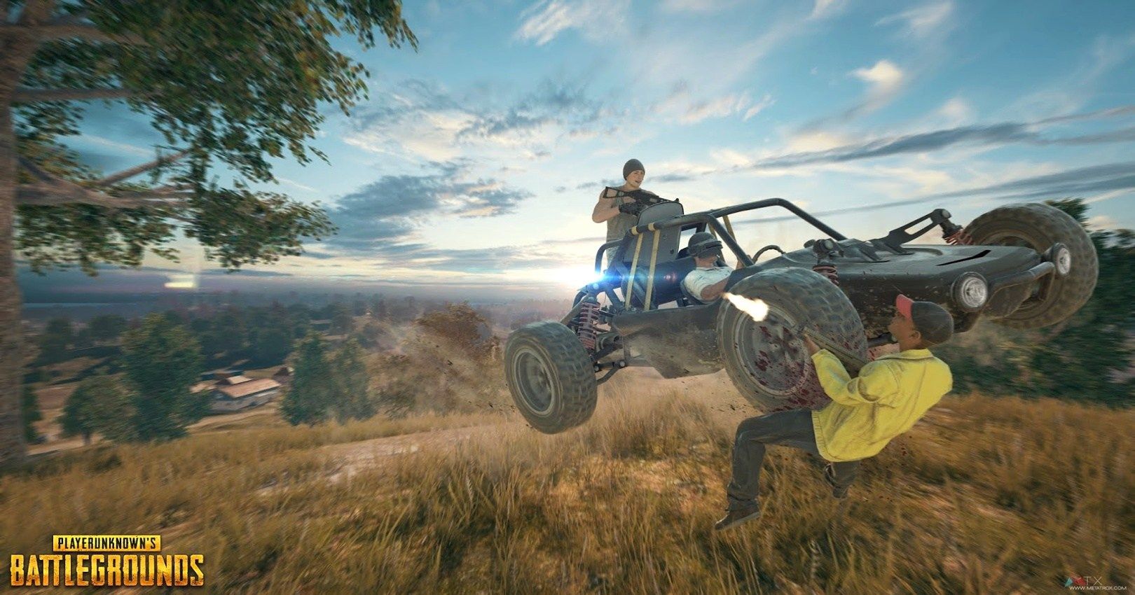 Buggy PUBG in salto, 1620x850 900p, Desktop