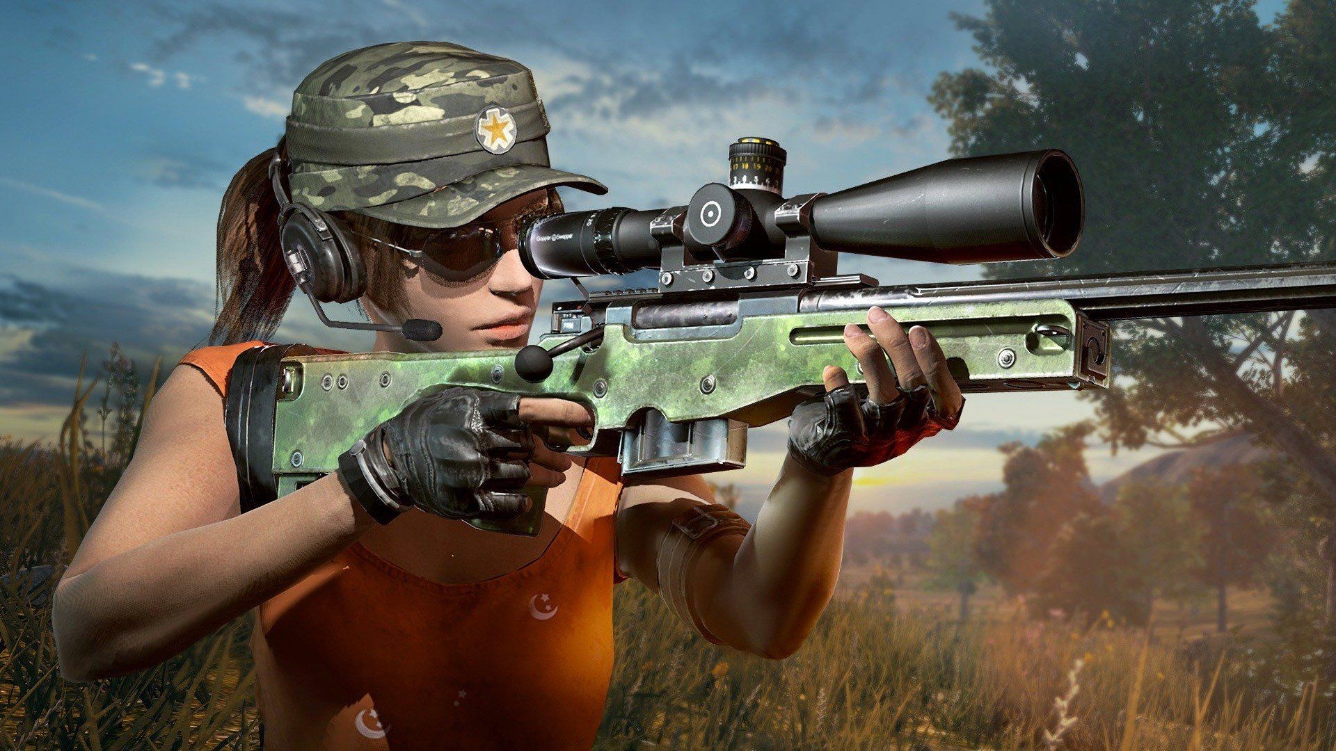 Cecchino PUBG con fucile mimetico, 1920x1080 Full HD 1080p, PC Desktop