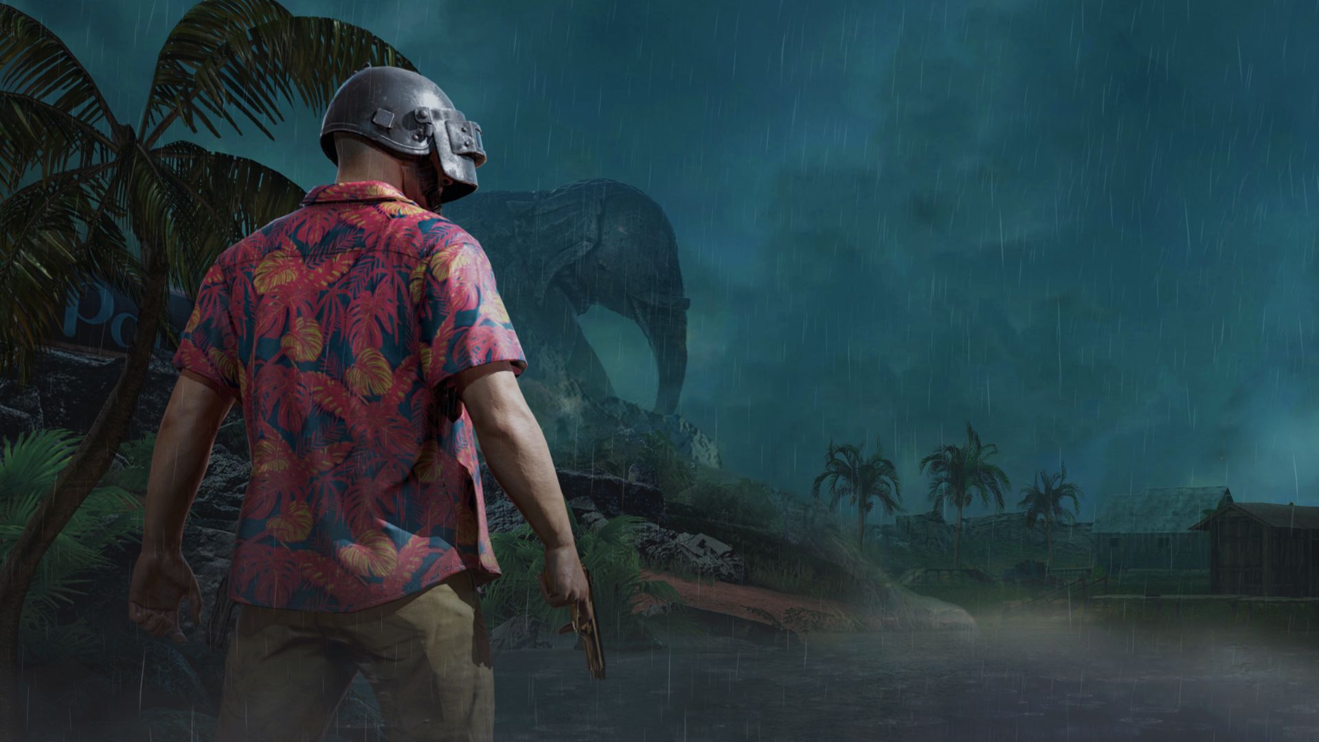 Personaggio PUBG con casco elmetto, 1920x1080 Full HD 1080p, Desktop