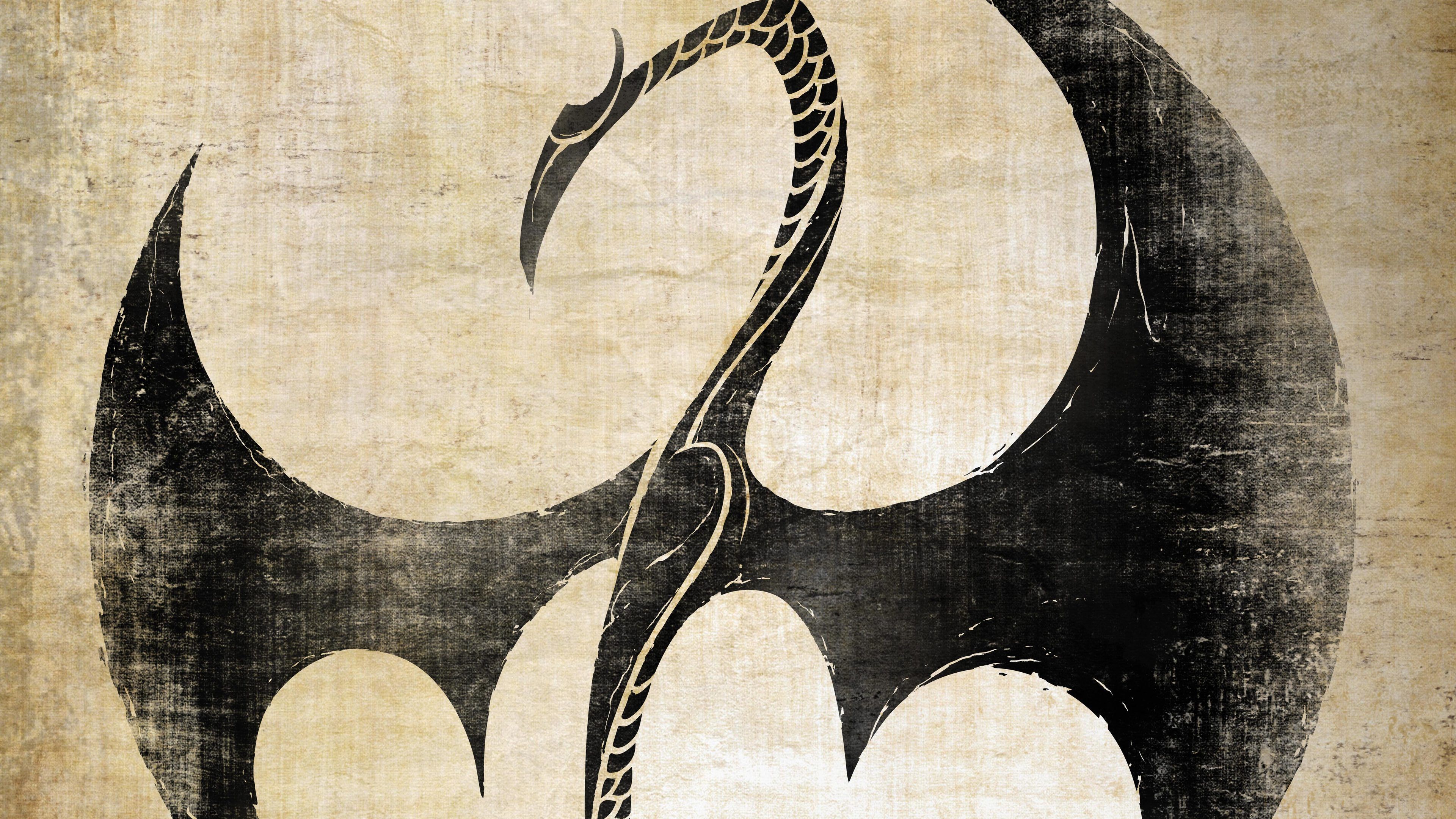 Simbolo Iron Fist Netflix, 3840x2160 4K, Desktop 4K