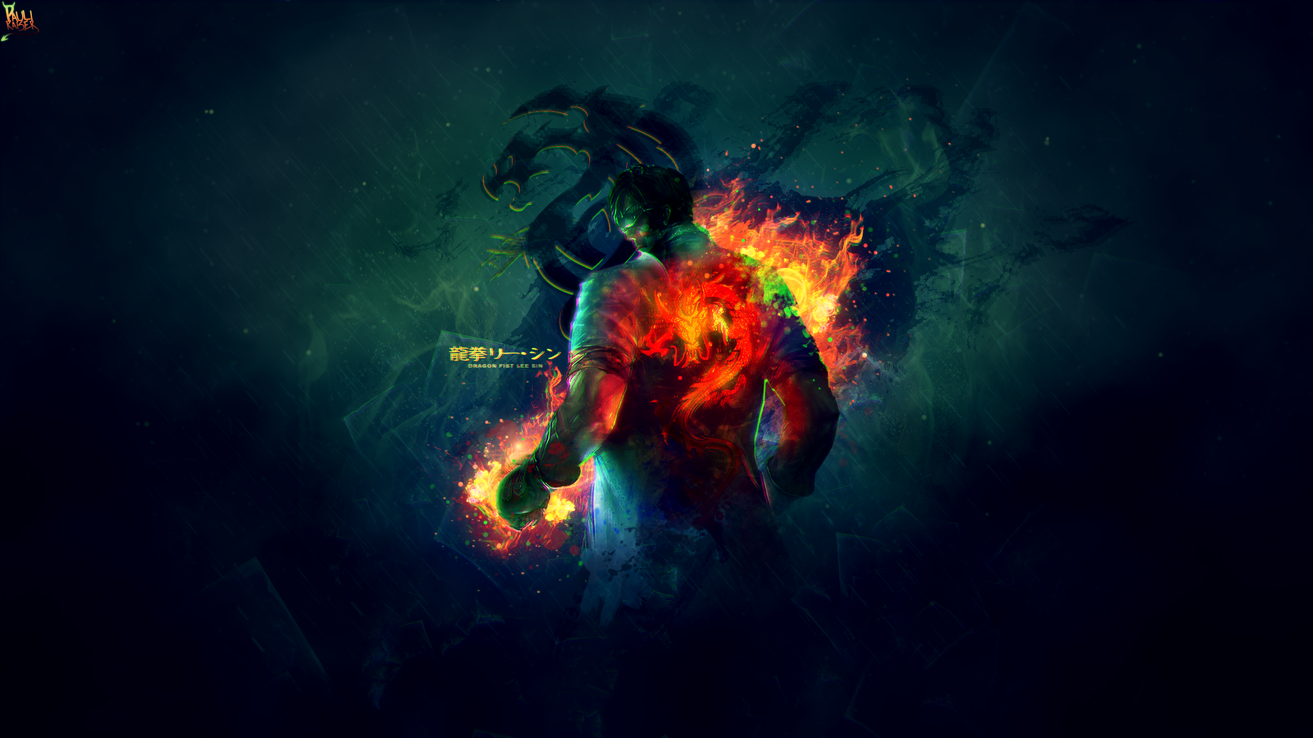Lee Sin pugno di fuoco, 2560x1440 2K QHD, PC