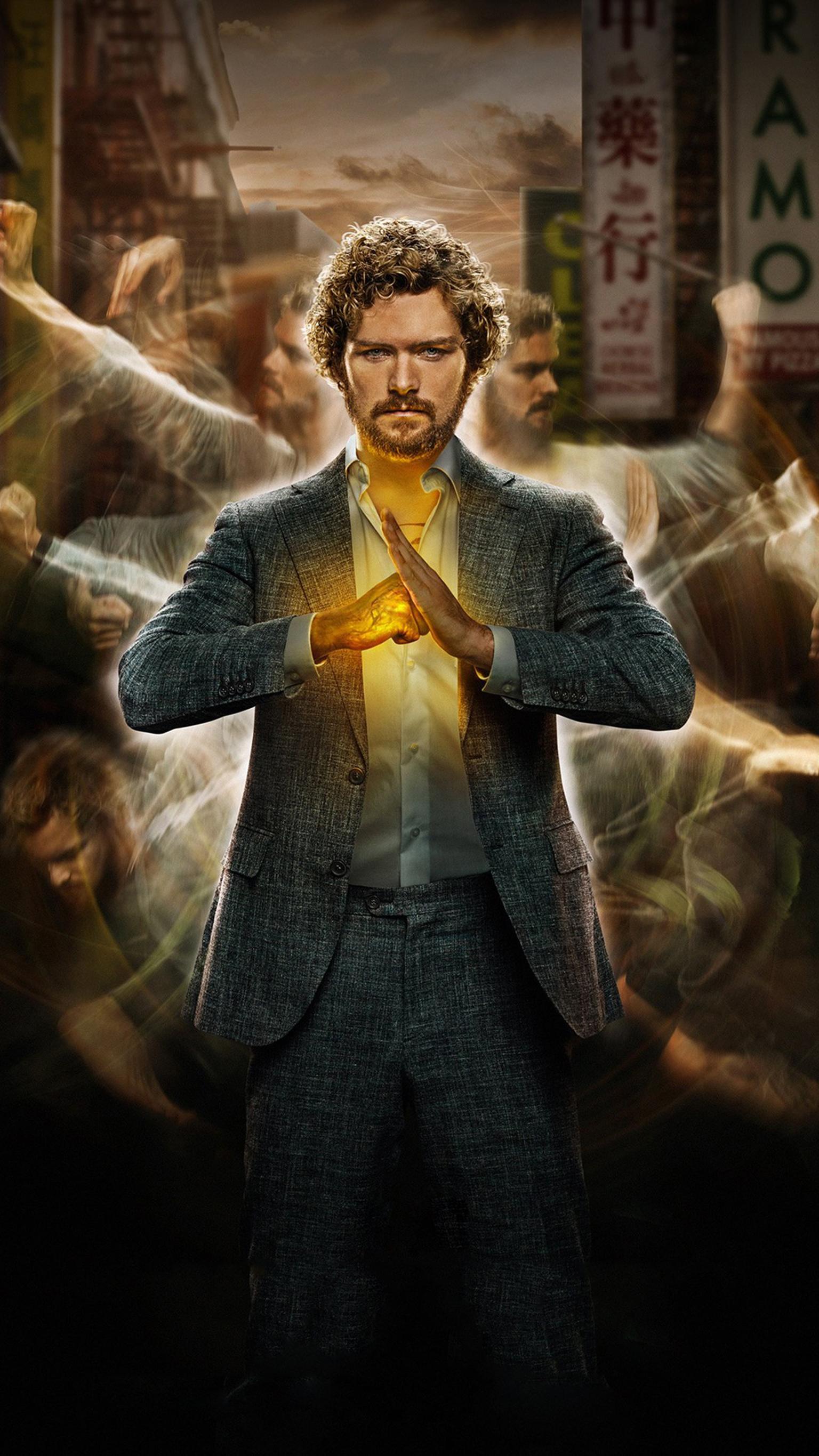 Iron Fist pugno luminoso, 1536x2732 Verticale, Telefono