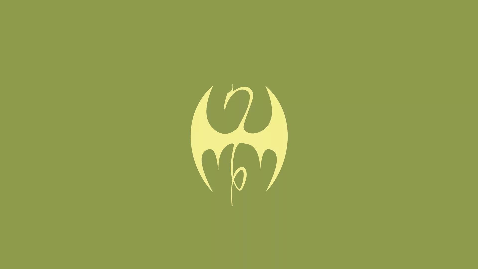 Iron Fist minimalista, personaggio verde, 5398x3374 Ultra HD, 4K TV