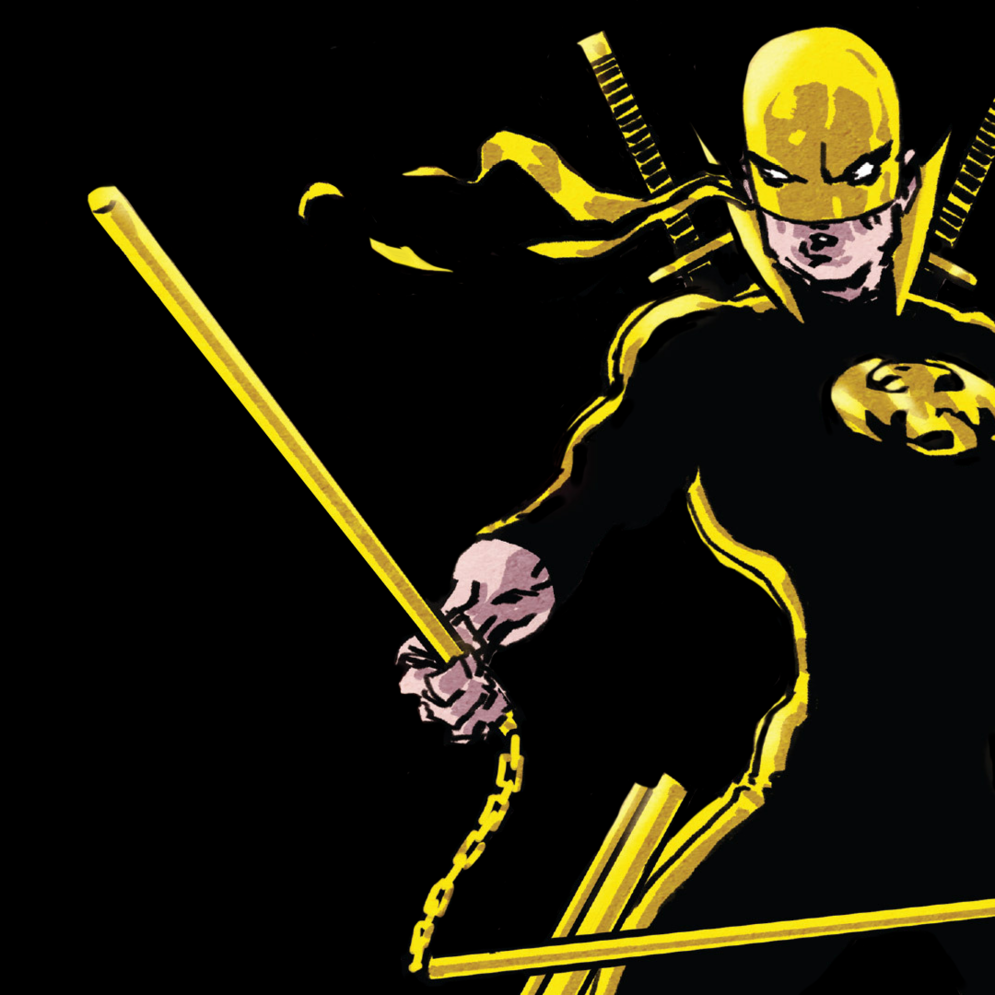 Iron Fist fumetto Marvel, supereroi, 2048x2048 2K, Desktop