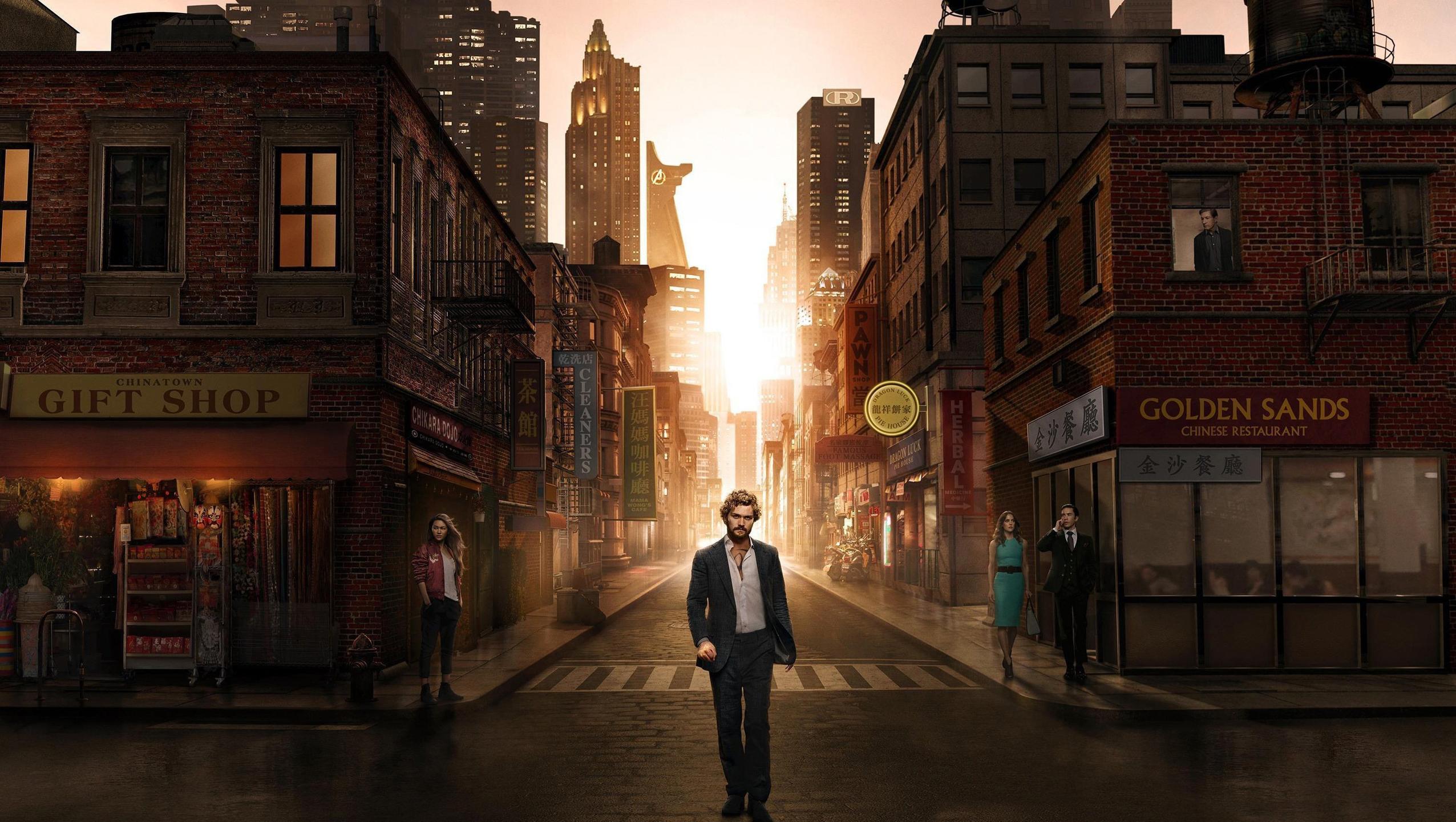 Iron Fist Marvel strada città, 2552x1442 Hi-Res, PC Desktop